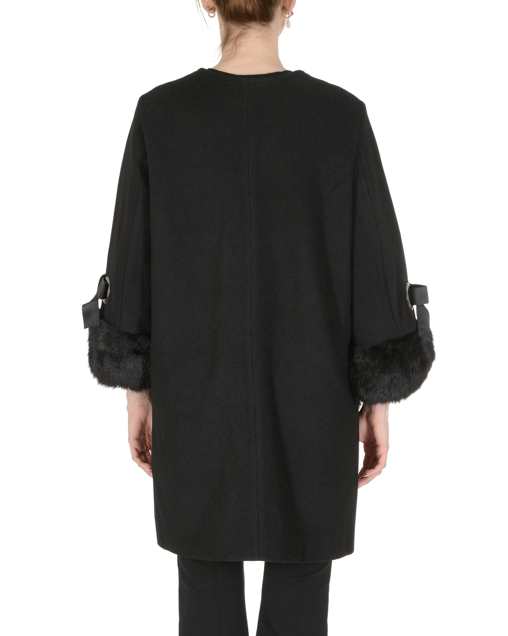 19V69 Italia Cappotto Donna Nero RIN NERO