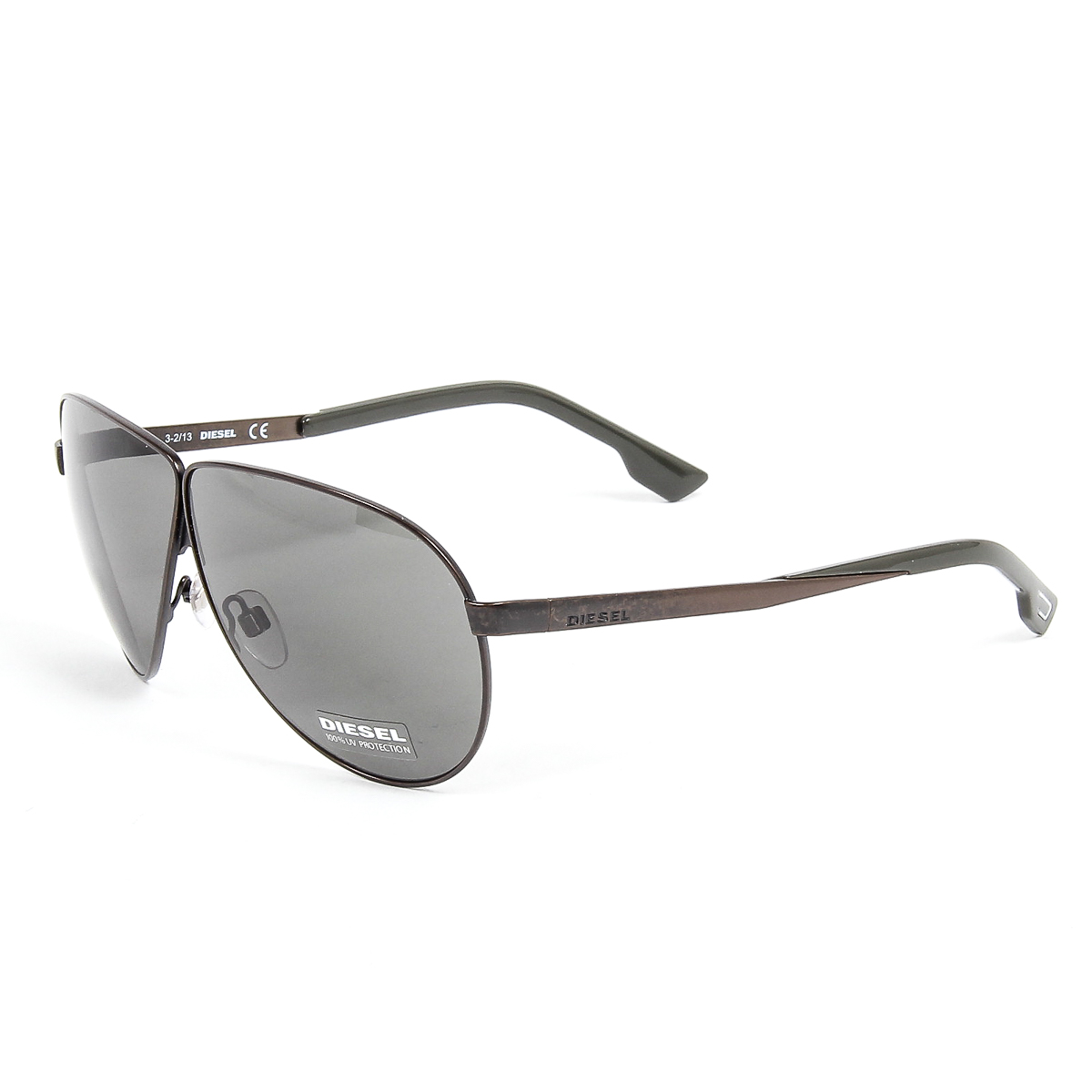 Occhiali da sole in metallo da uomo Diesel DL0079 66 38N