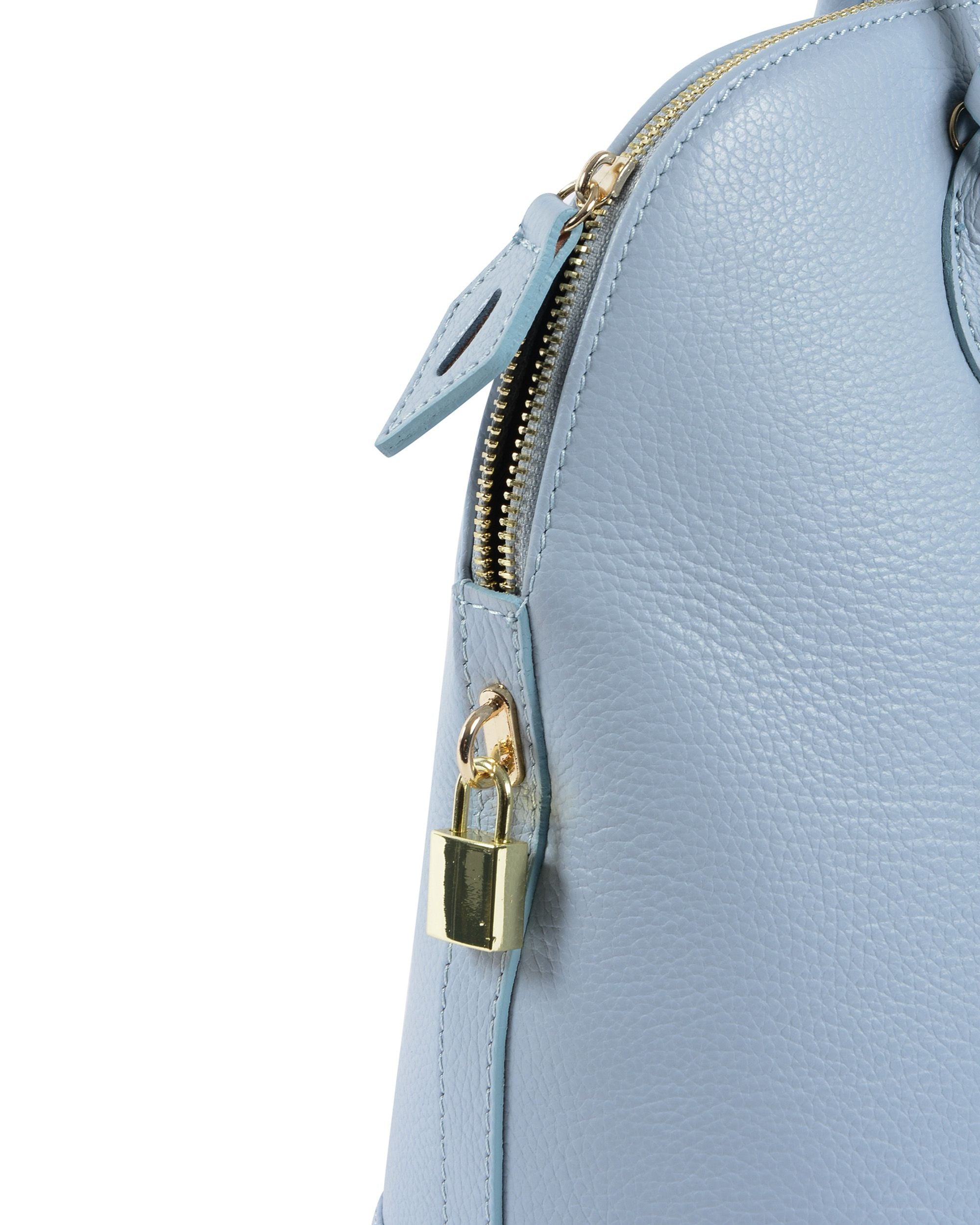 V Italia Borsa a mano da donna Azzurro BC10880 DOLLARO CELESTE