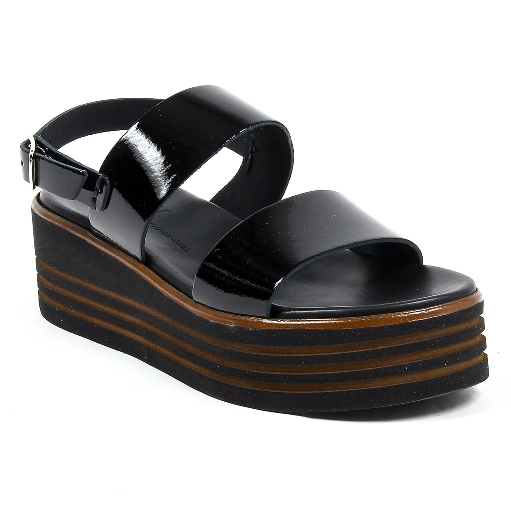 Sandalo flatform da donna V 1969 Italia