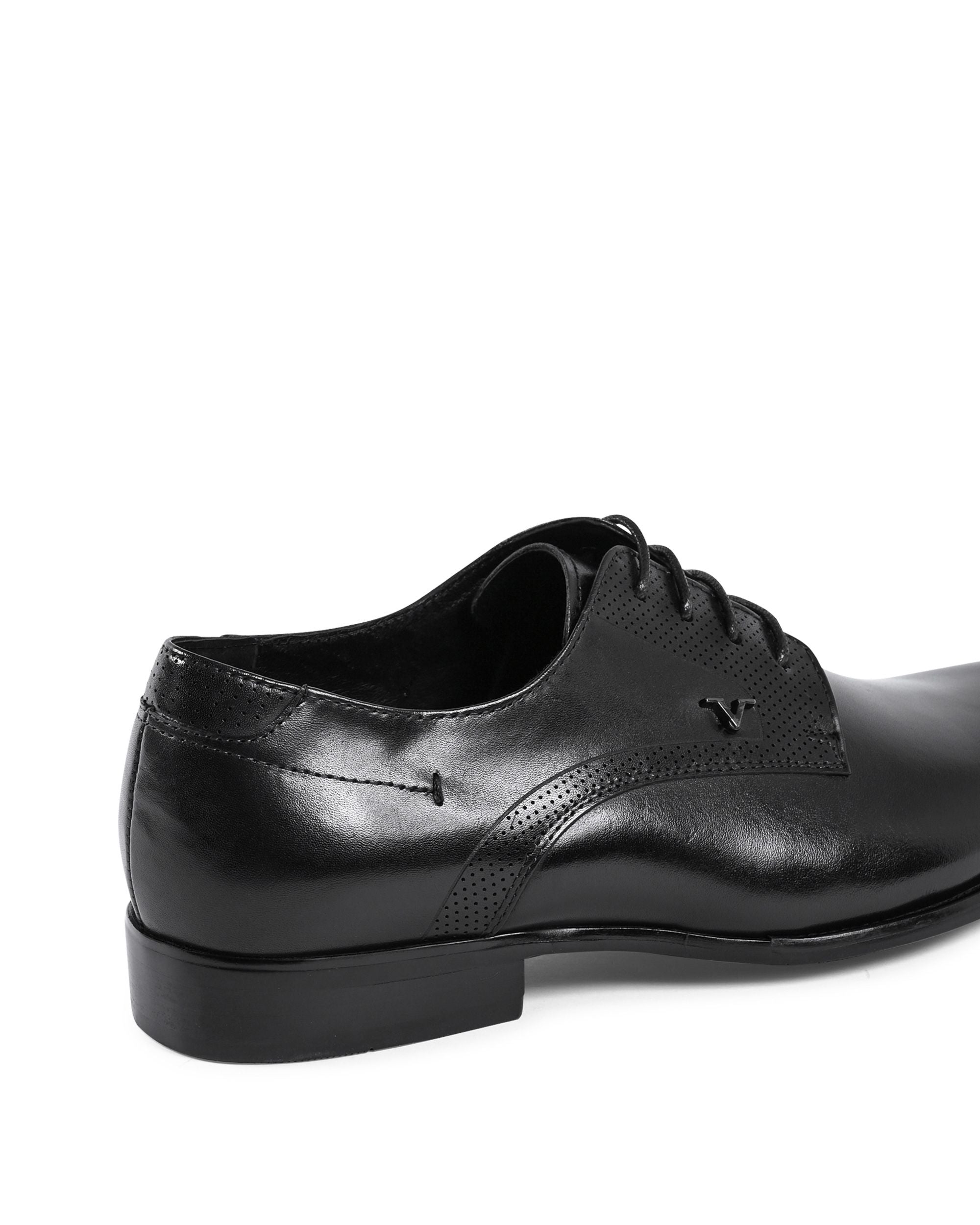 19V69 Italia Scarpe classiche da uomo nere YO X9005-1 NERO