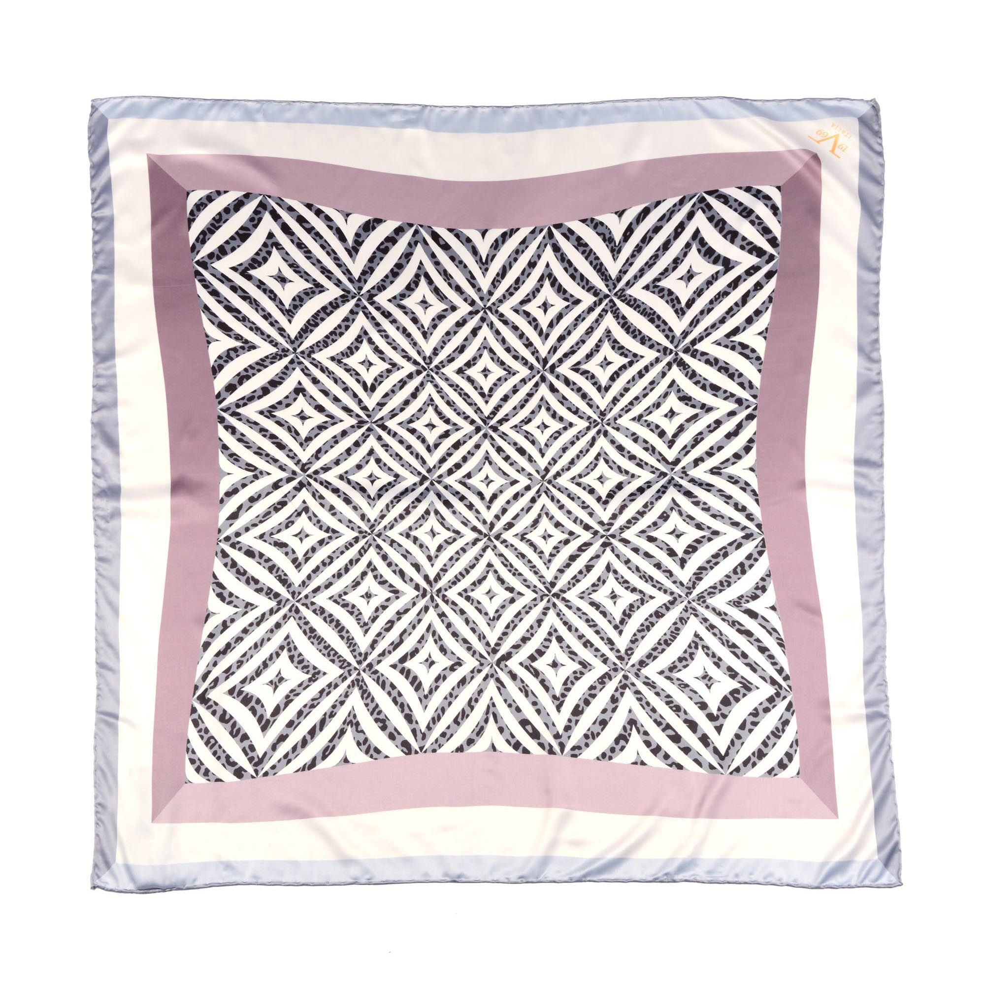 V 1969 Italia Foulard Donna Multicolore VIOLA