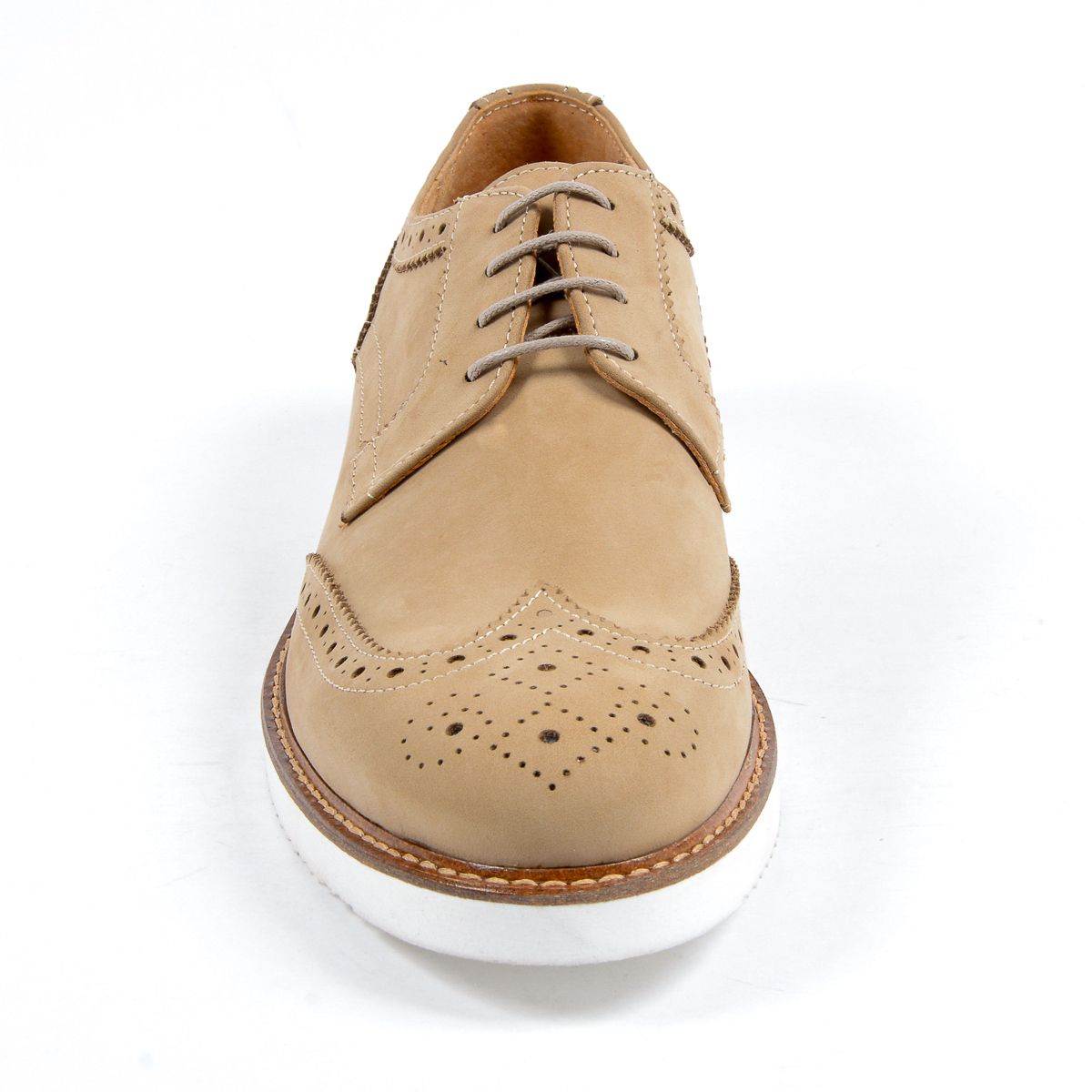 V 1969 Italia Scarpe Oxford Brogue da uomo Taupe PEDRO