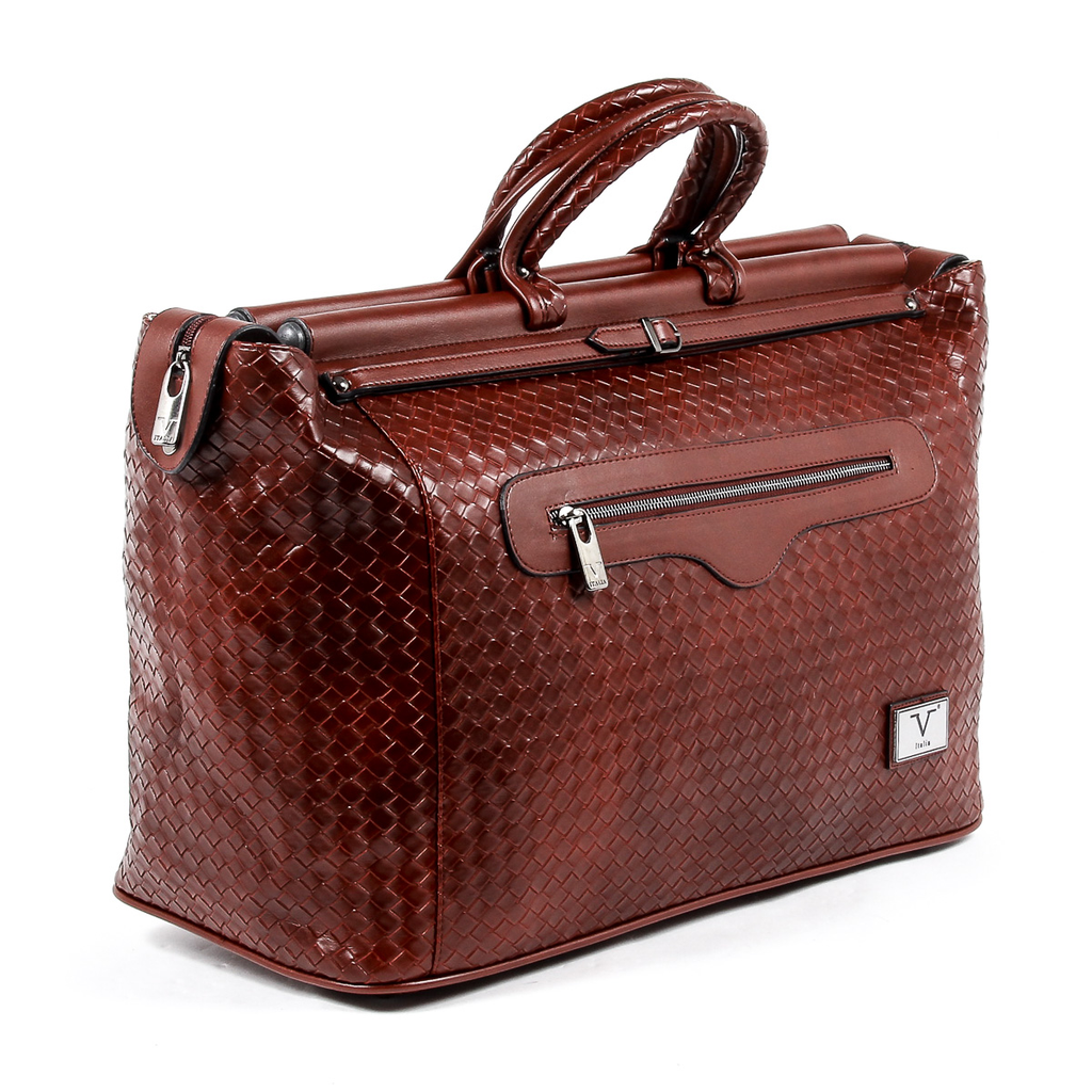 V 1969 Italia Borsa da uomo rosso scuro GARY