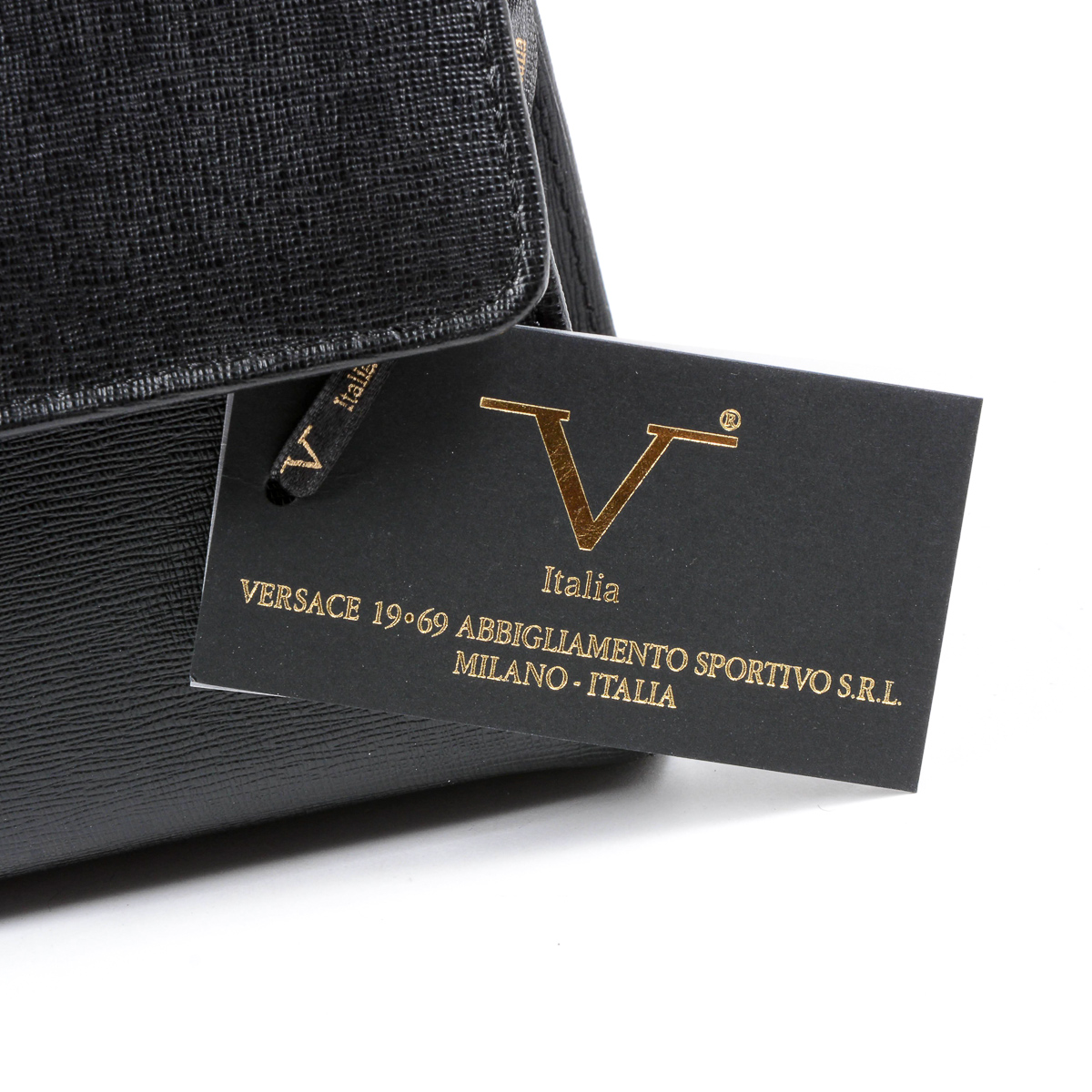 V 1969 Italia Borsa da donna nera PANAMA