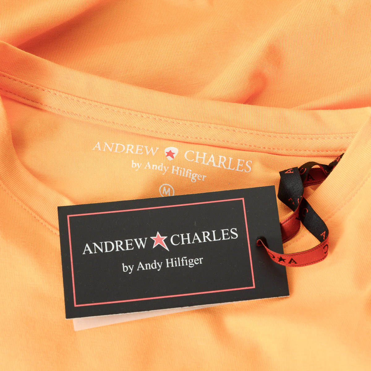Andrew Charles T-shirt da uomo a maniche corte con scollo rotondo gialla KEITA