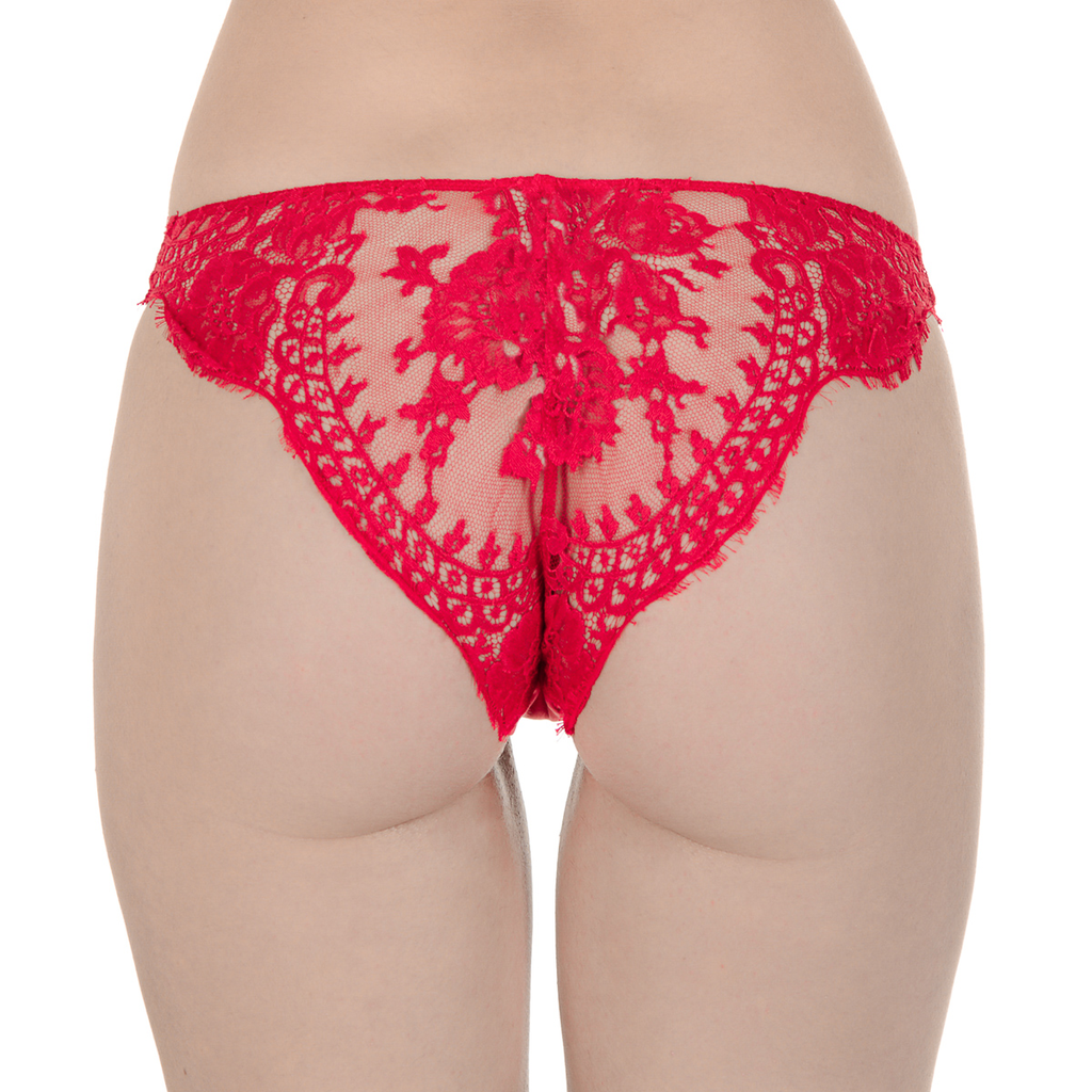 La Perla Top Donna Slip Rosso
