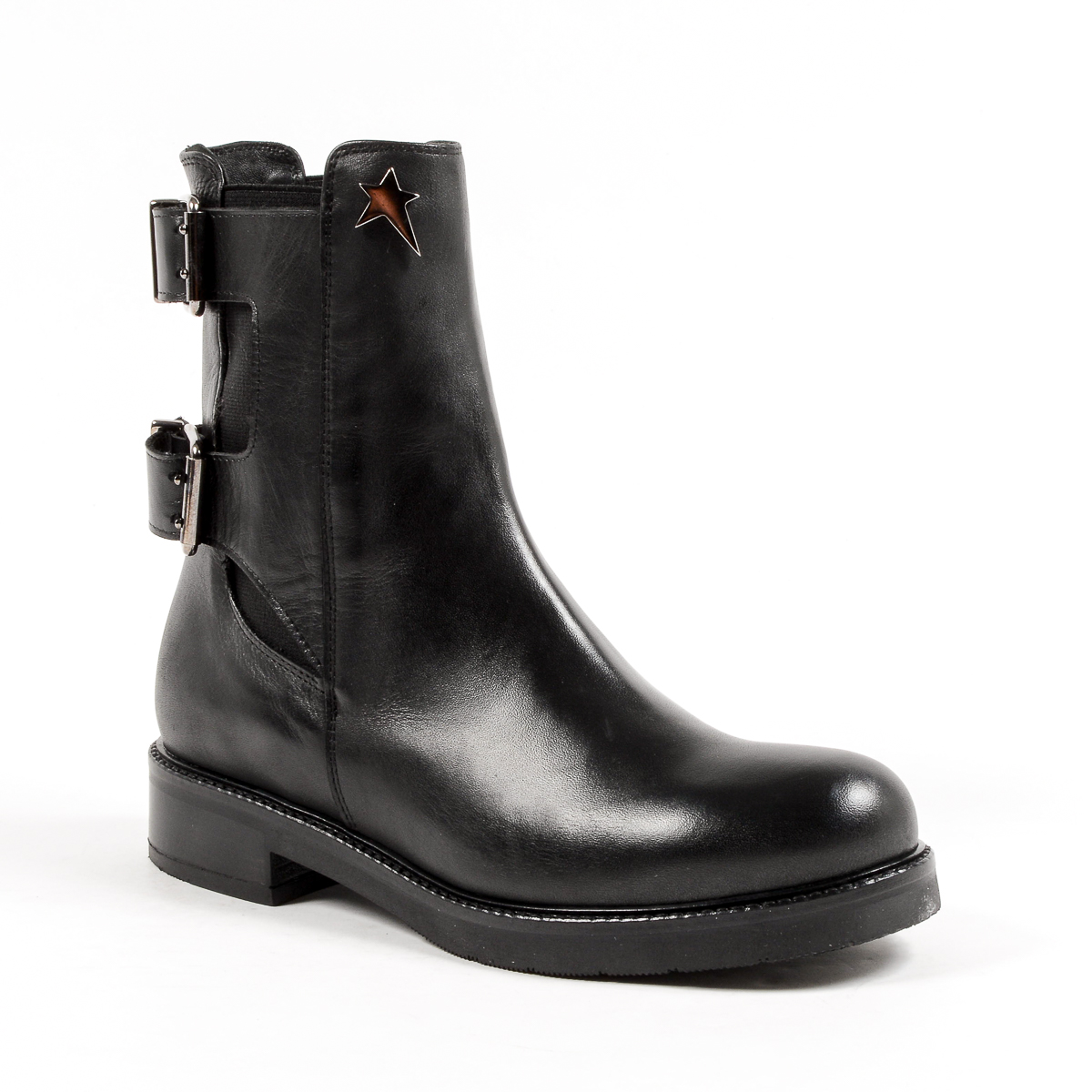 Stivaletto corto da donna Andrew Charles nero LINDA