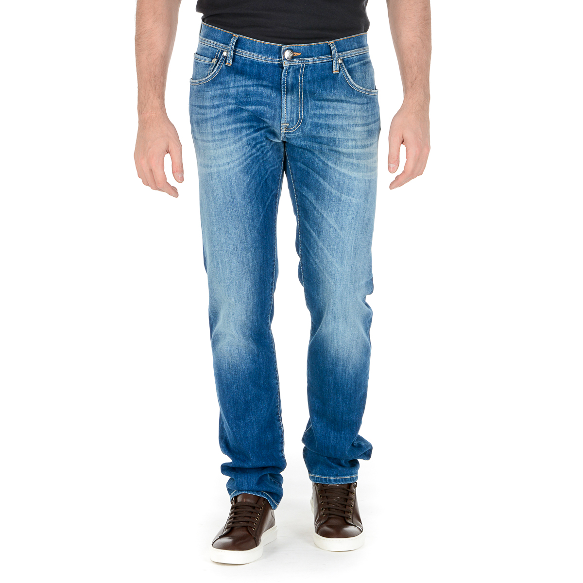 Corneliani Jeans Uomo Azzurro
