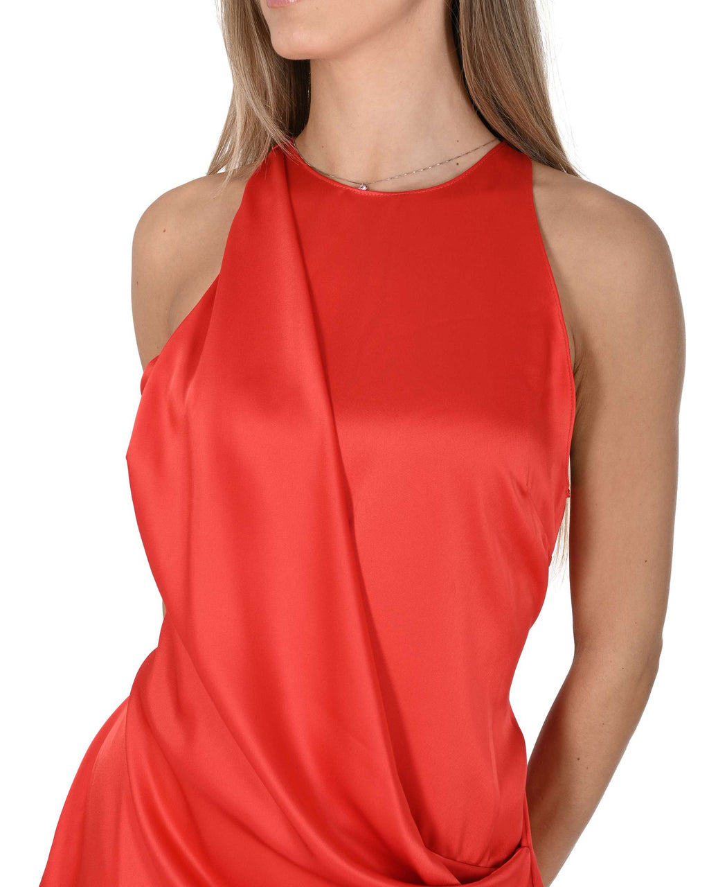 Abito da donna David Koma PF24DK17DA ROSSO 101