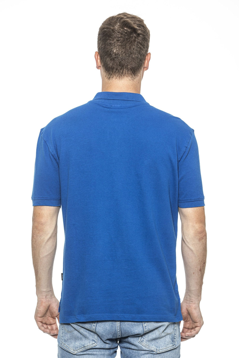 Polo Uomo 19V69 Italia Blu RICAMO ROYAL BLUE