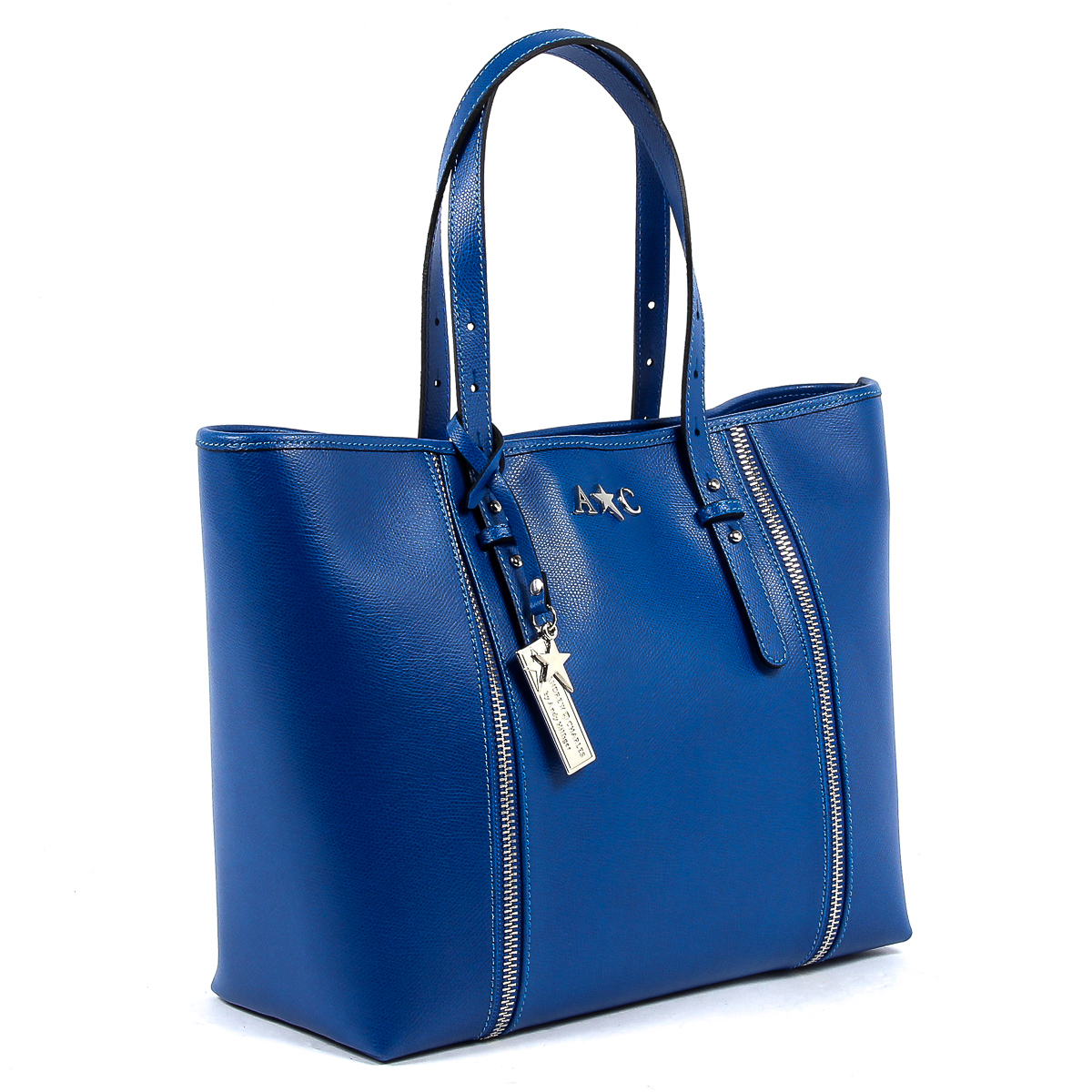 Borsa a mano da donna Andrew Charles blu ETHEL