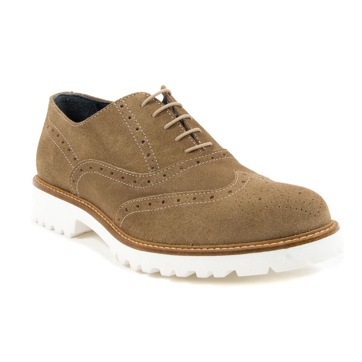 Andrew Charles Scarpe Brogue da Uomo Taupe LUIS