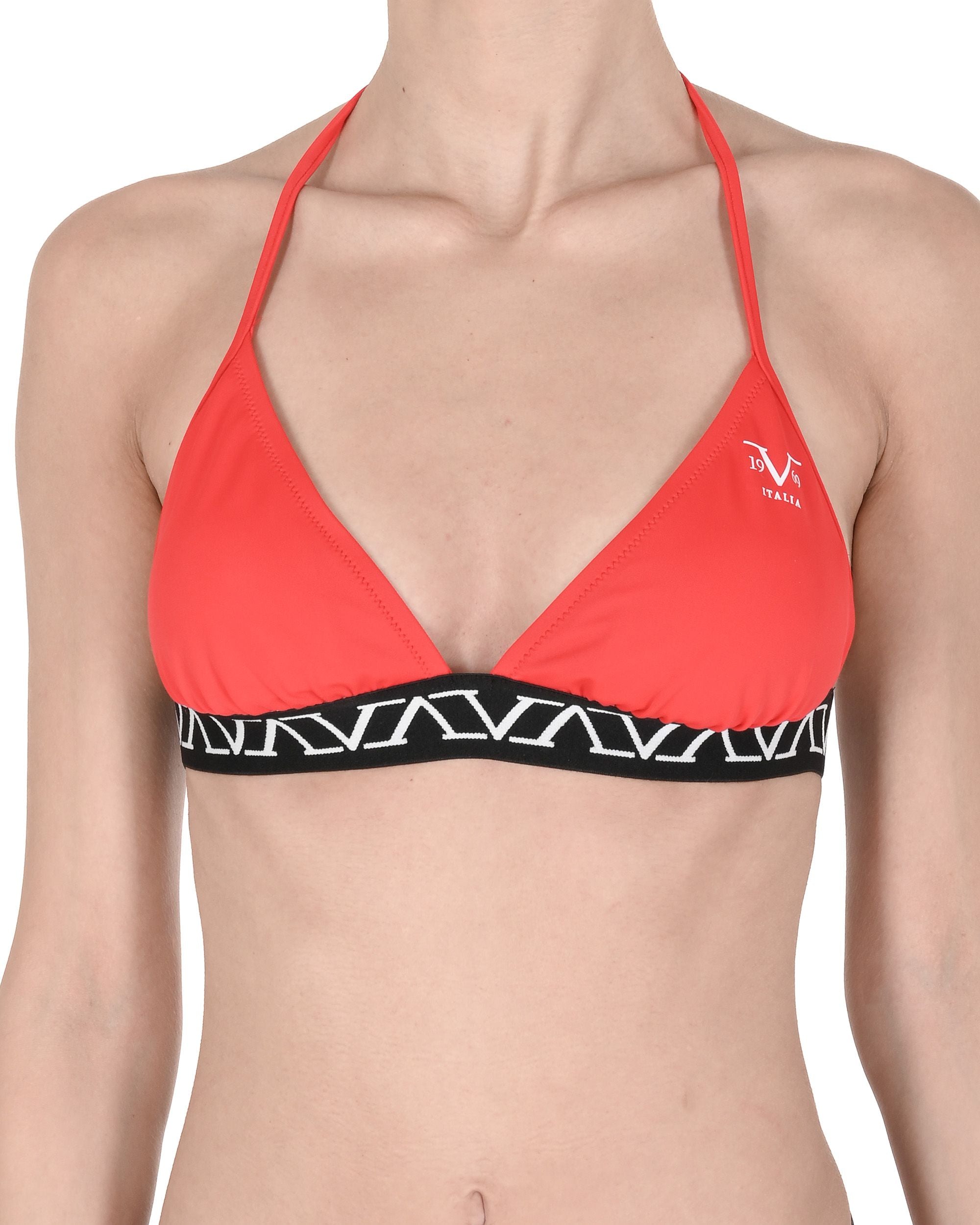 19V69 Italia Costume da bagno da donna con elastico in vita VSC1WBT05 ROSSO