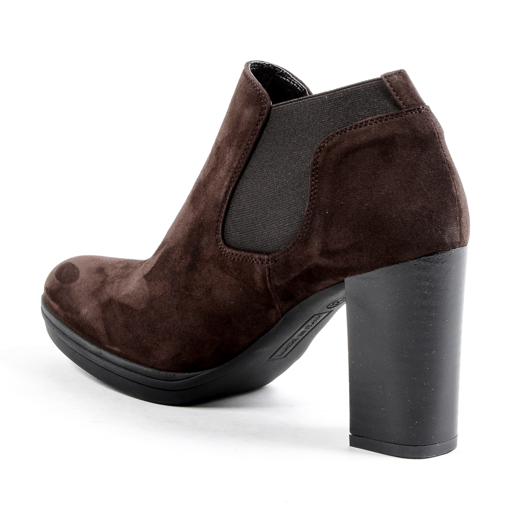 V 1969 Italia Stivaletto con tacco da donna marrone GRACY
