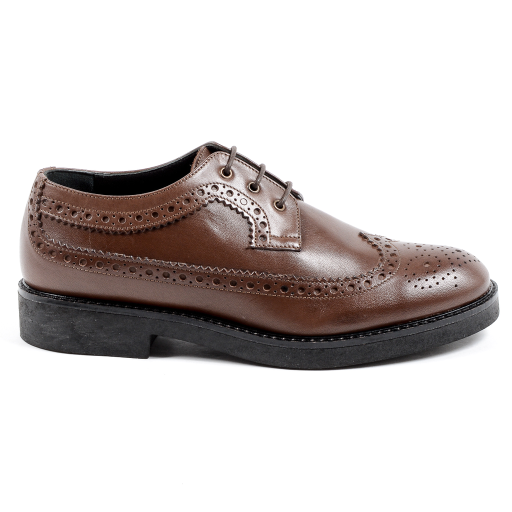 V 1969 Italia Scarpa Brogue da Donna Marrone TRENTO
