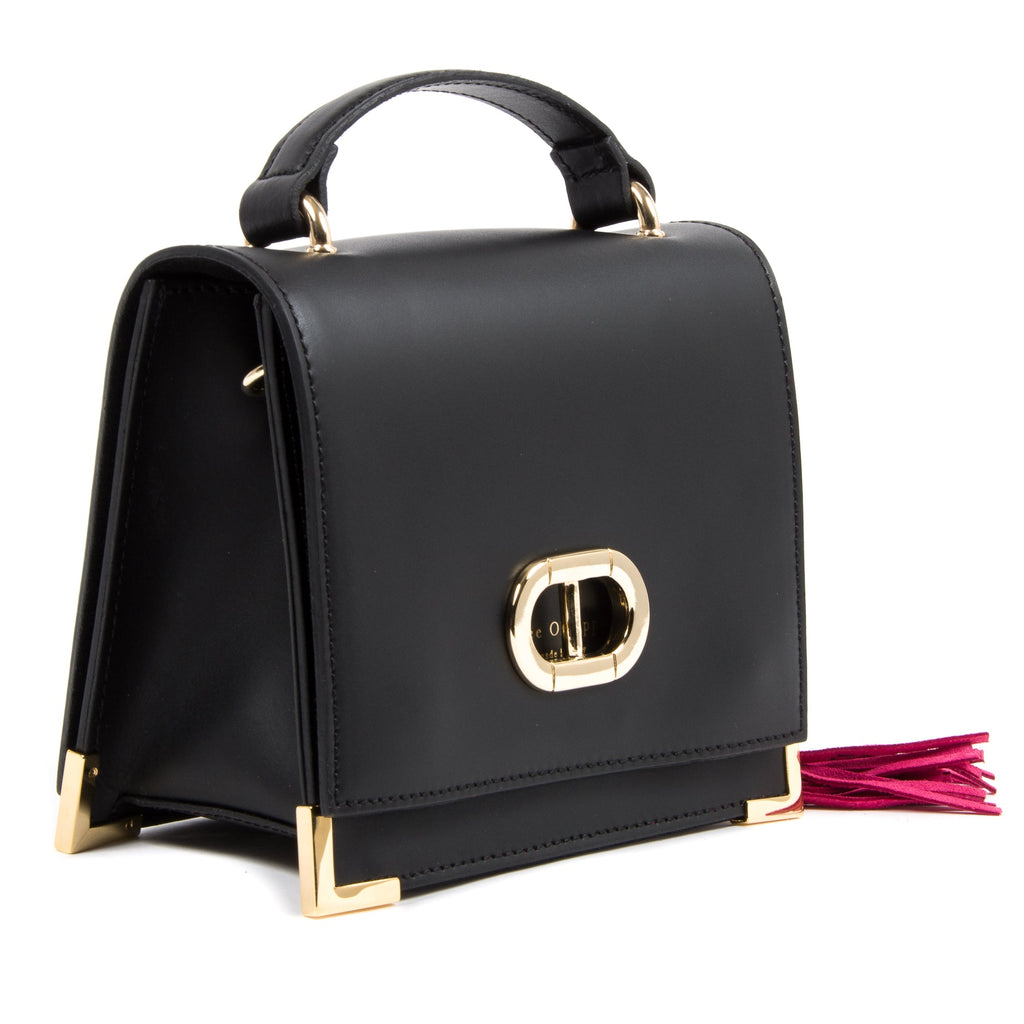 Borsa a tracolla Sanremo nera