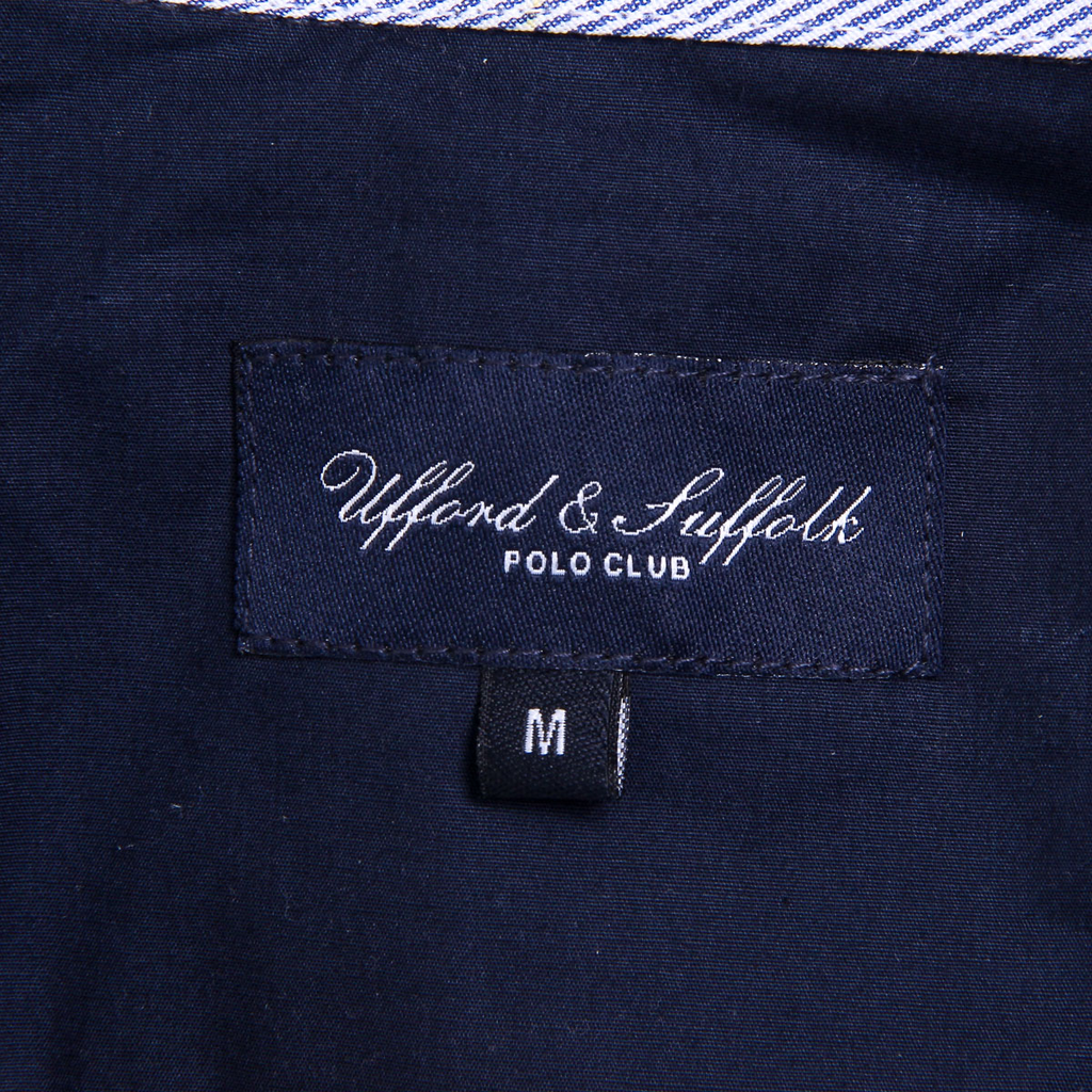 Camicia da uomo a maniche lunghe Ufford & Suffolk Polo Club US010 BLU NAVY