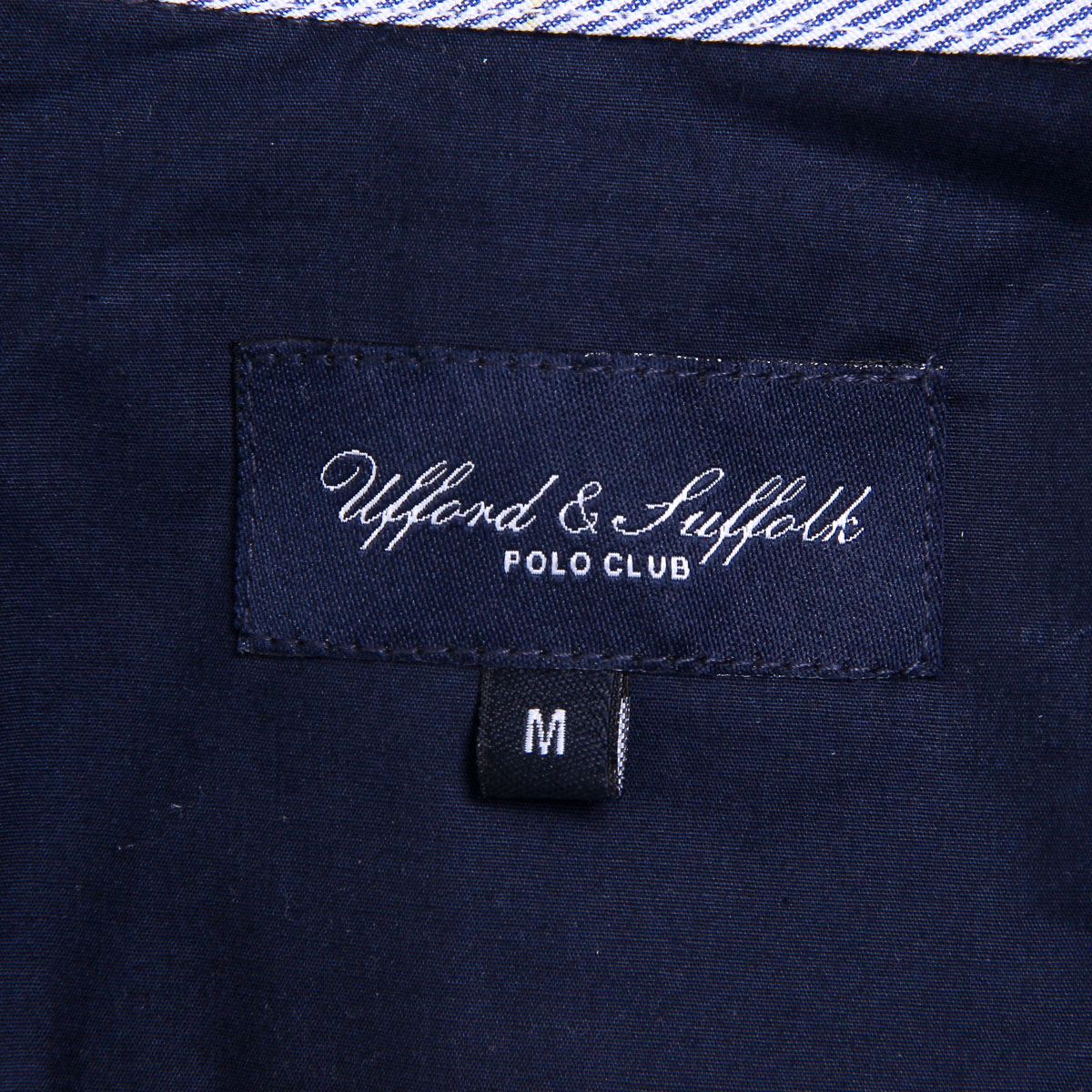Camicia da uomo a maniche lunghe Ufford & Suffolk Polo Club US010 BLU NAVY