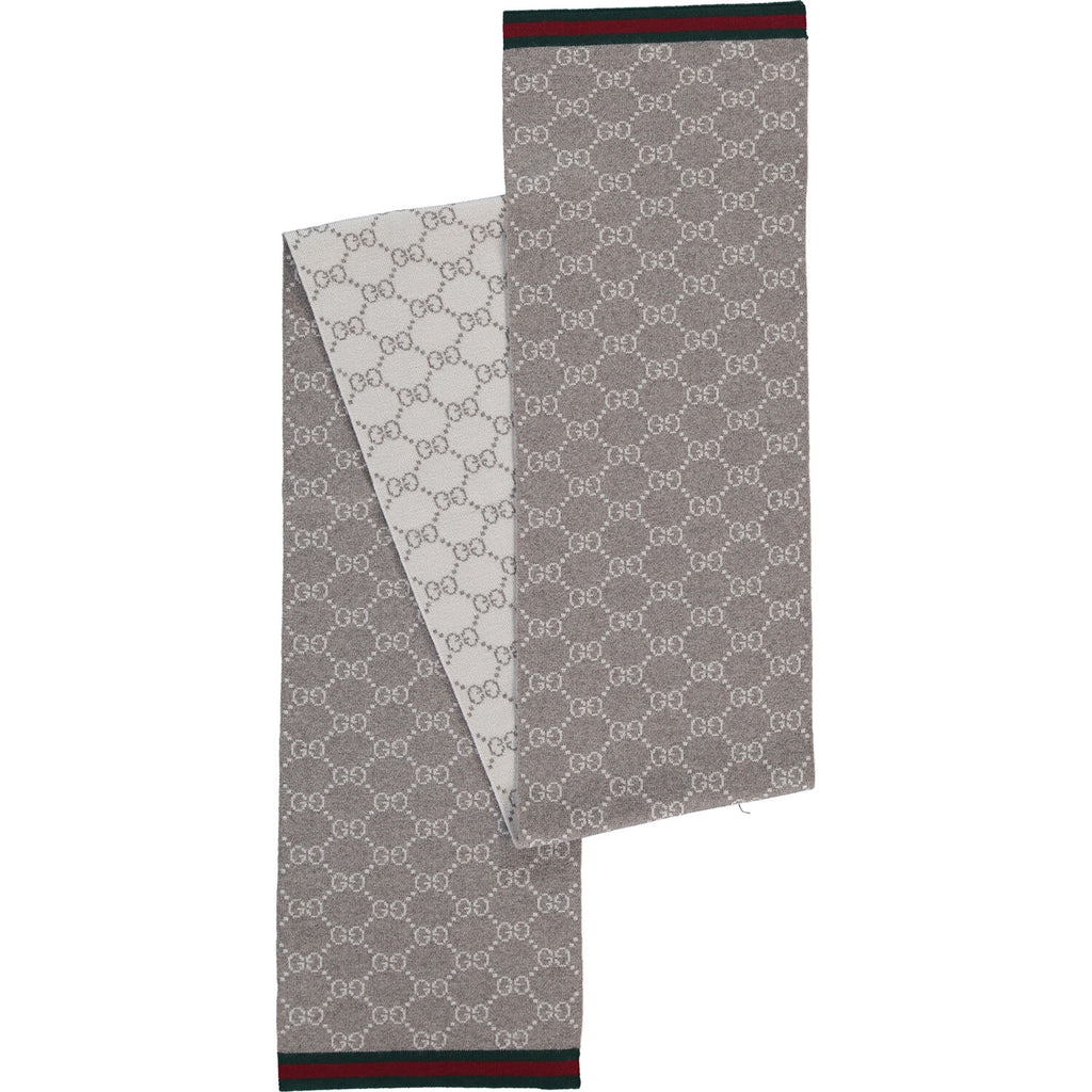 Gucci sciarpa uomo 23x180 marrone