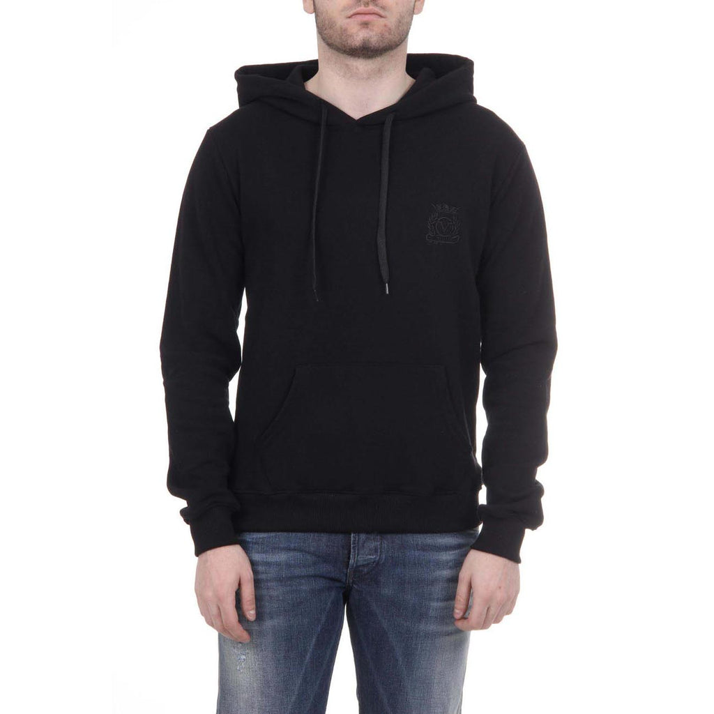 Felpa con cappuccio da uomo V 1969 Italia ART. 4467 NERO
