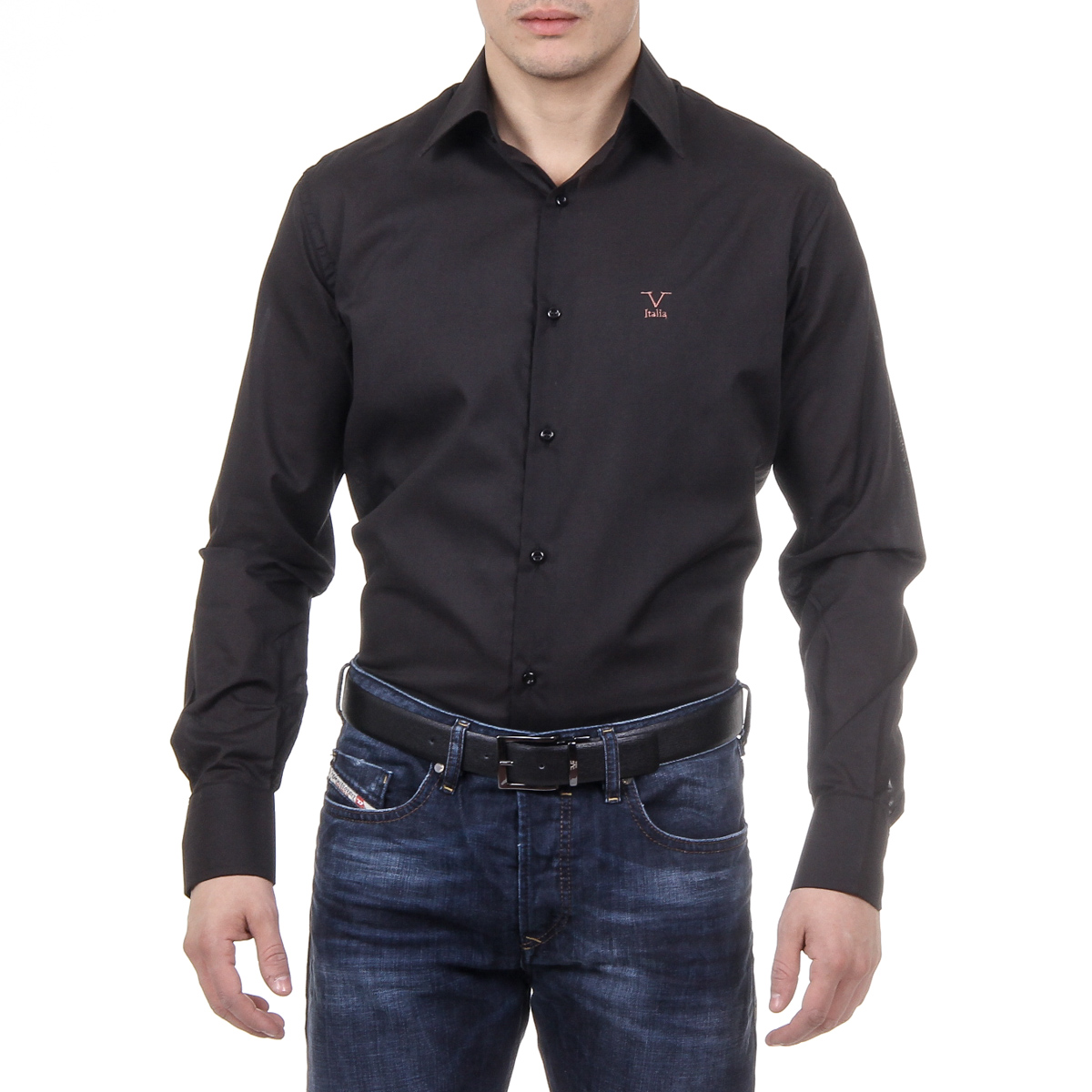 V 1969 Italia Camicia da uomo con collo classico 377 VAR. 534