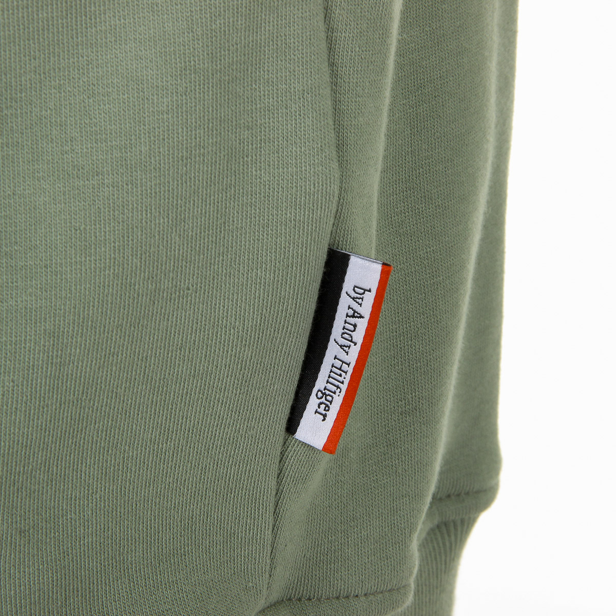 Felpa con cappuccio da uomo Andrew Charles con cerniera, maniche lunghe, scollo rotondo, verde FELA