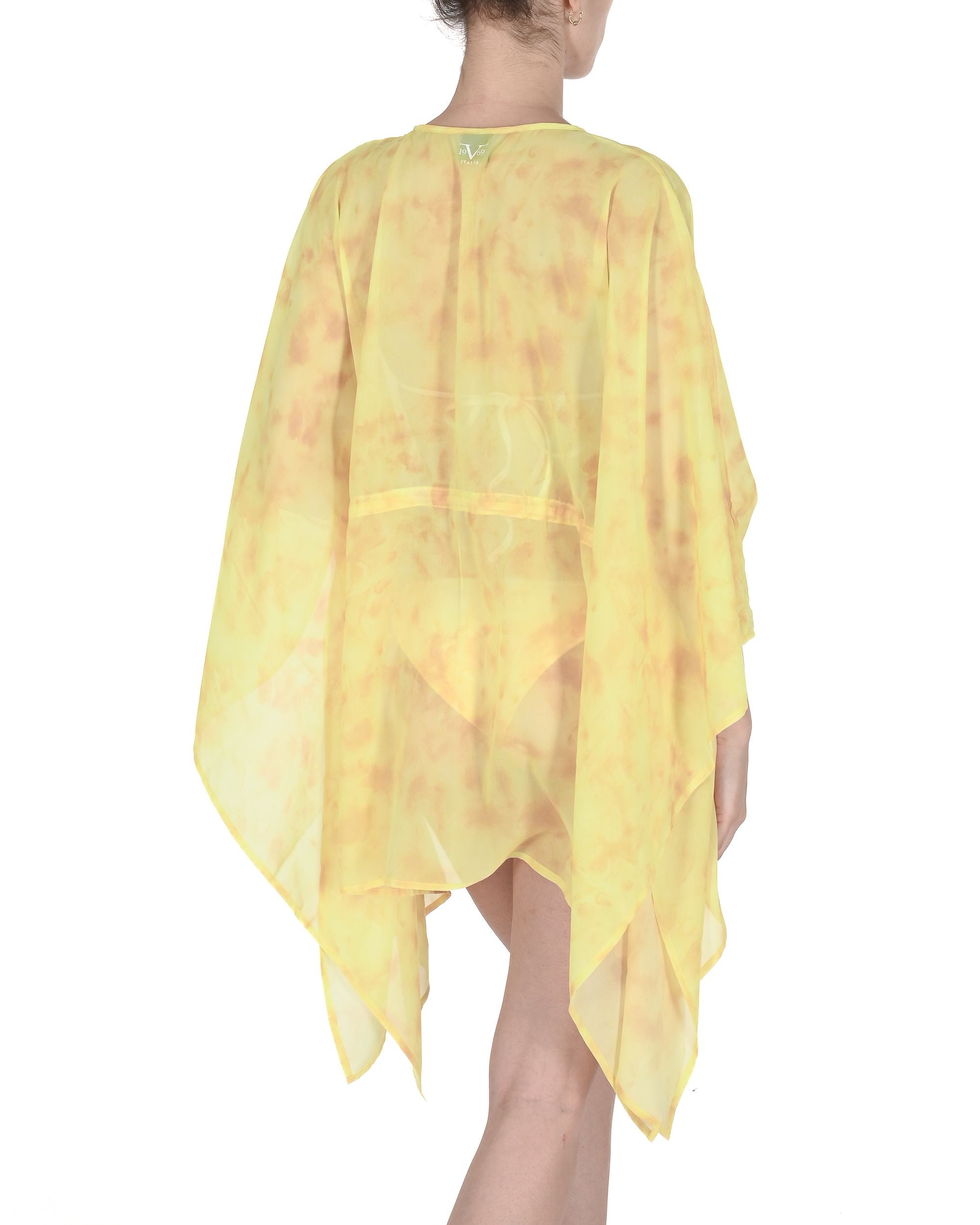 19V69 Italia Costume da bagno da donna in chiffon Caftano VSC1WCU06 POPCORN