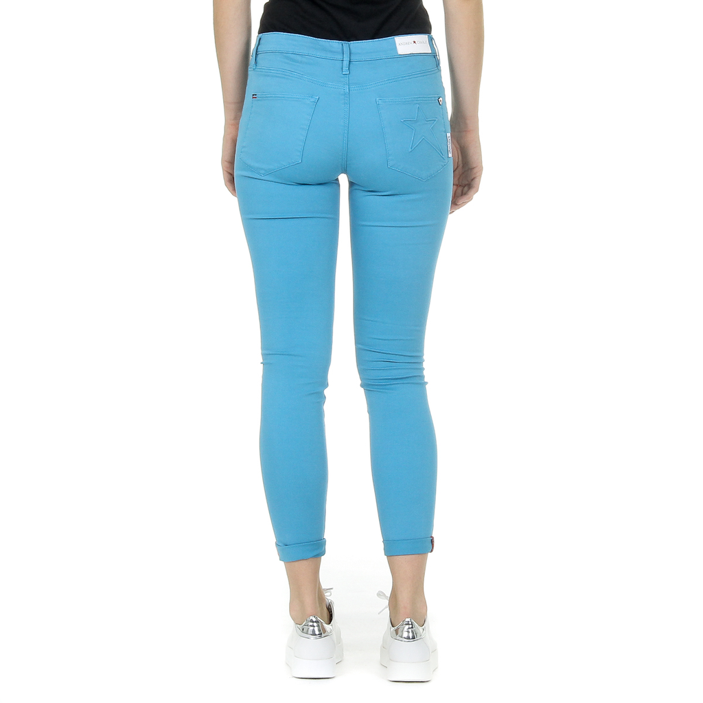 Pantaloni da donna Andrew Charles Azzurro CLAIRE
