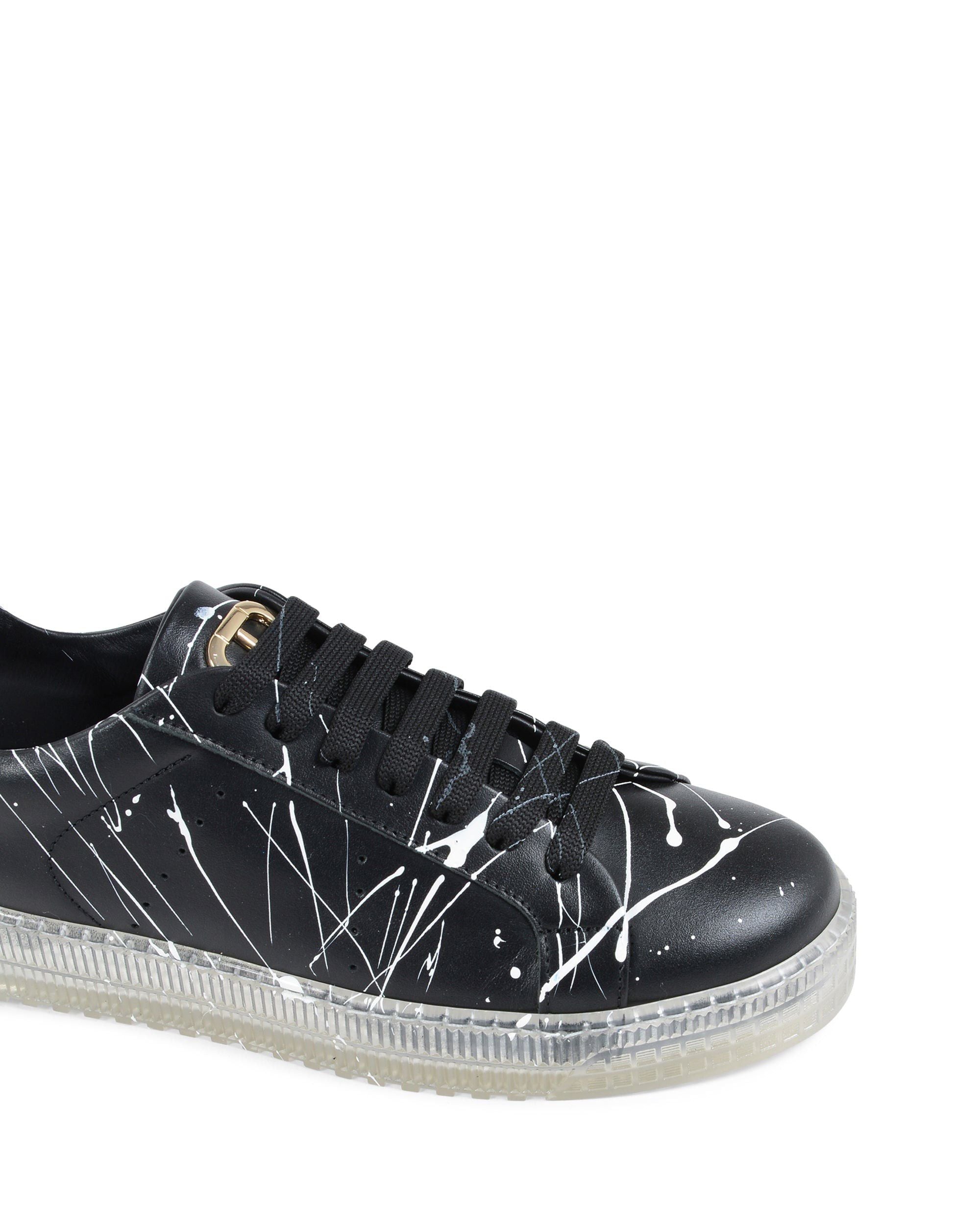 Sneaker Splatter - Nero Bianco