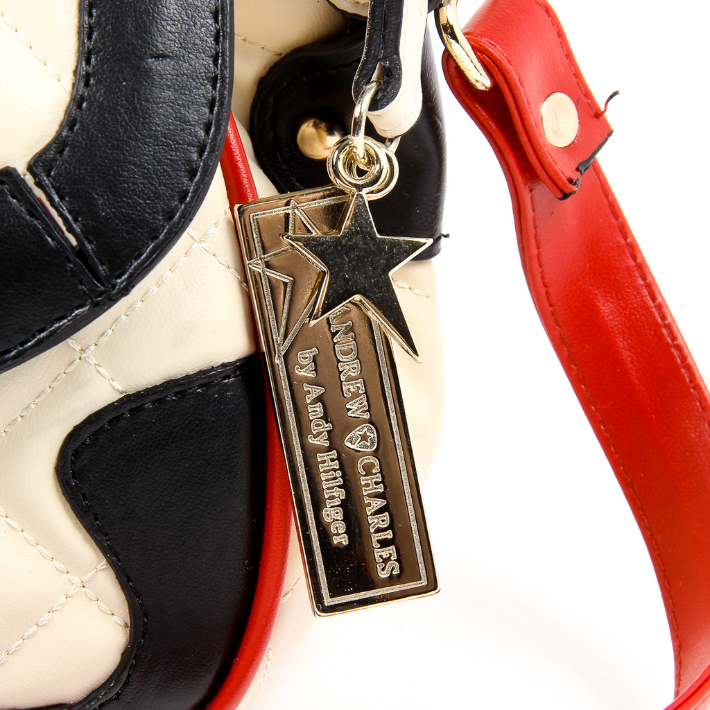 Borsa a mano da donna Andrew Charles Beige DOMINIQUE
