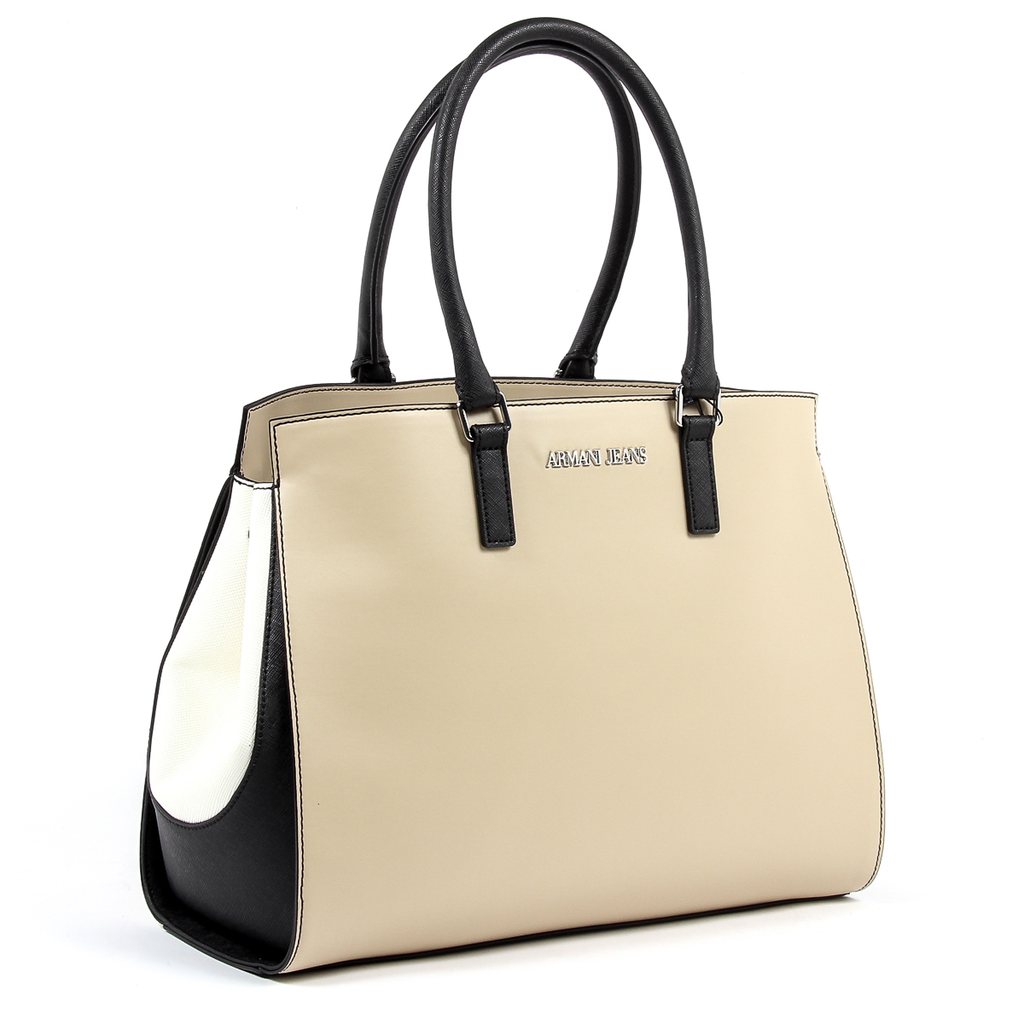 Borsa a mano da donna Armani Jeans Beige 922228 7P758 13155