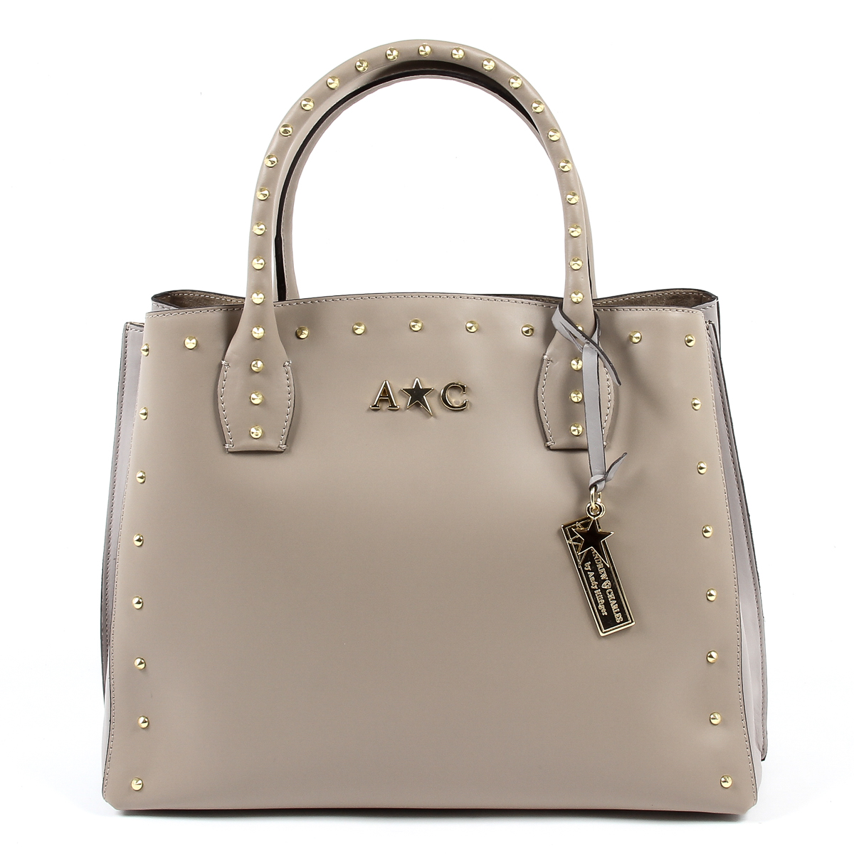 Borsa a mano da donna Andrew Charles Taupe NELLY