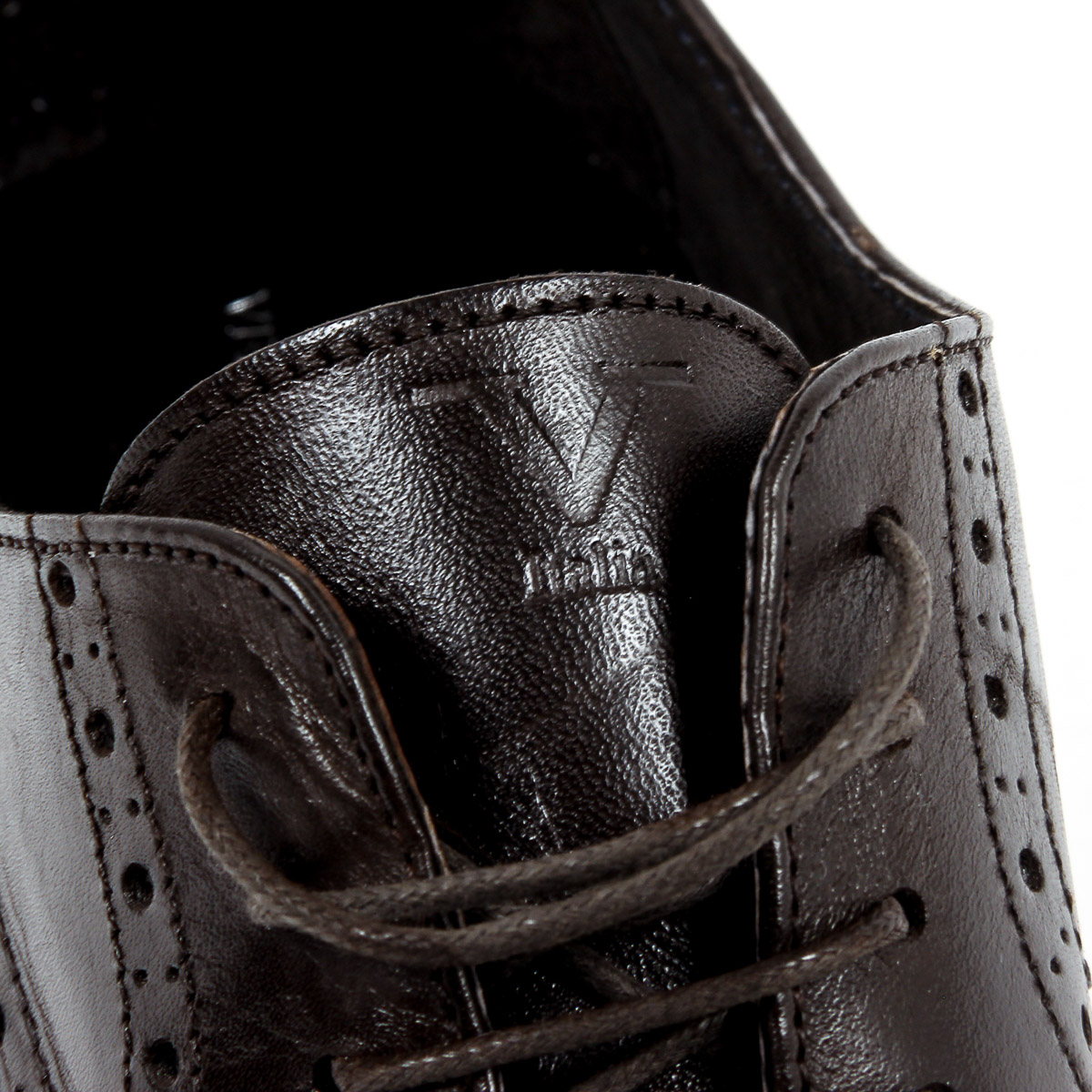 V 1969 Italia Scarpa Oxford Brogue da uomo