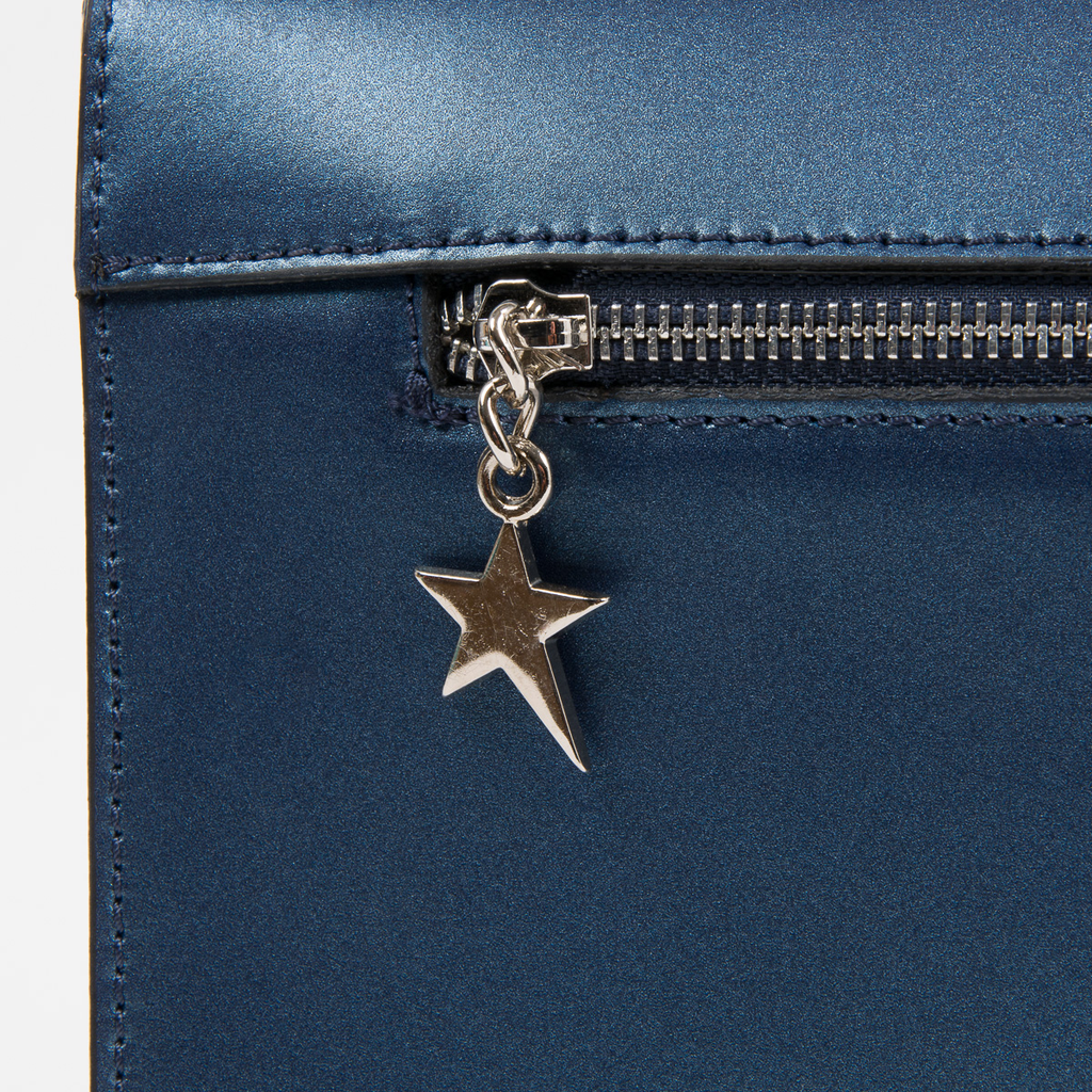 Borsa a mano da donna Andrew Charles blu RING