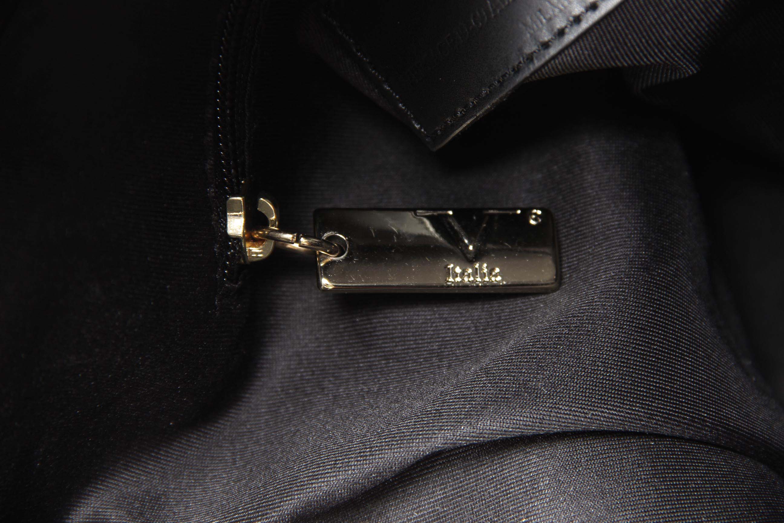 V 1969 Italia Borsa da donna V009 RUGA NERO