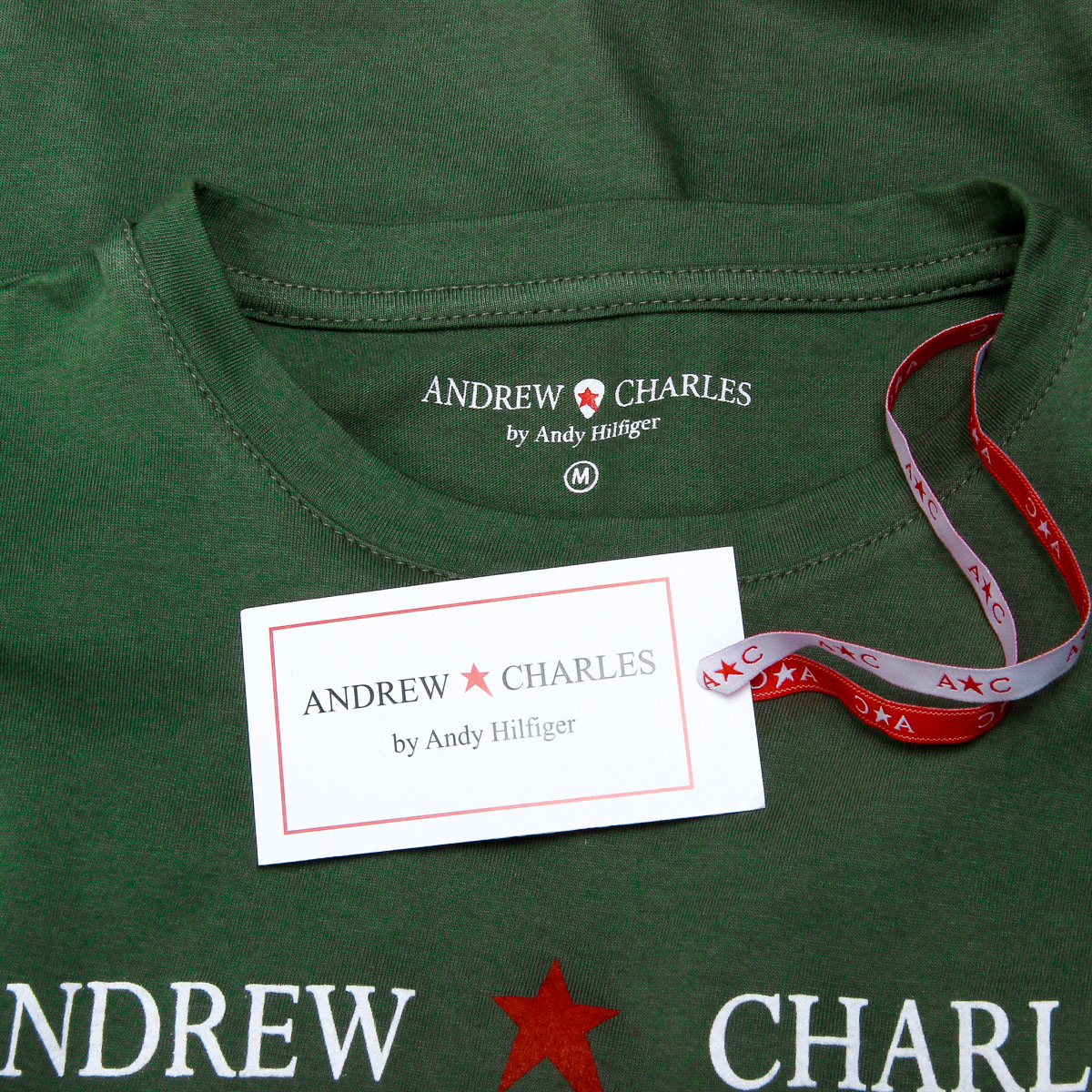 Andrew Charles T-shirt da donna a maniche corte con scollo rotondo verde TARANA