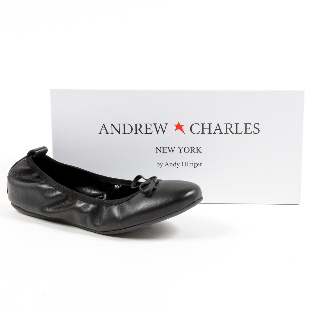 Andrew Charles Ballerina morbida da donna nera GWEN