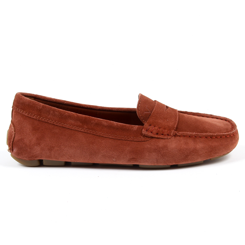 V 1969 Italia Mocassino da donna rosso scuro AMALFI