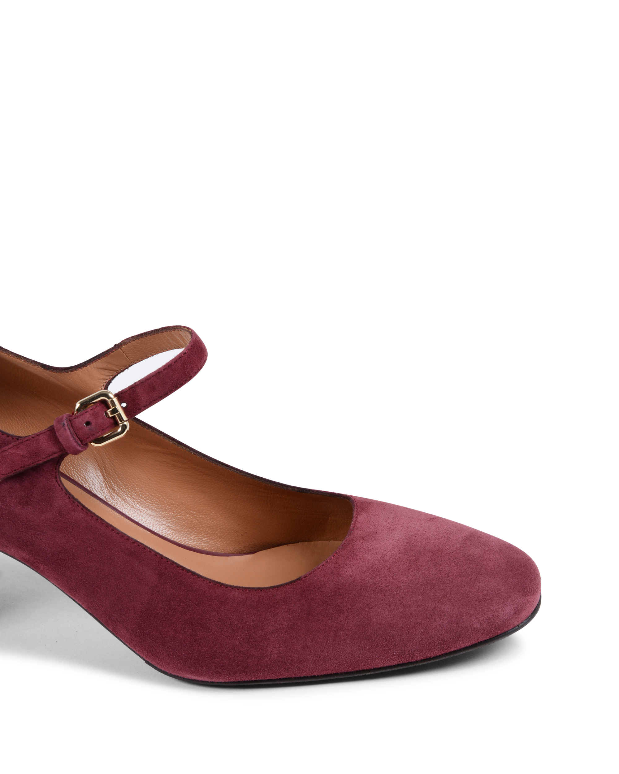 Fratelli Rossetti Décolleté Mary Jane da donna Bordeaux 66145 SUEDE BORDO