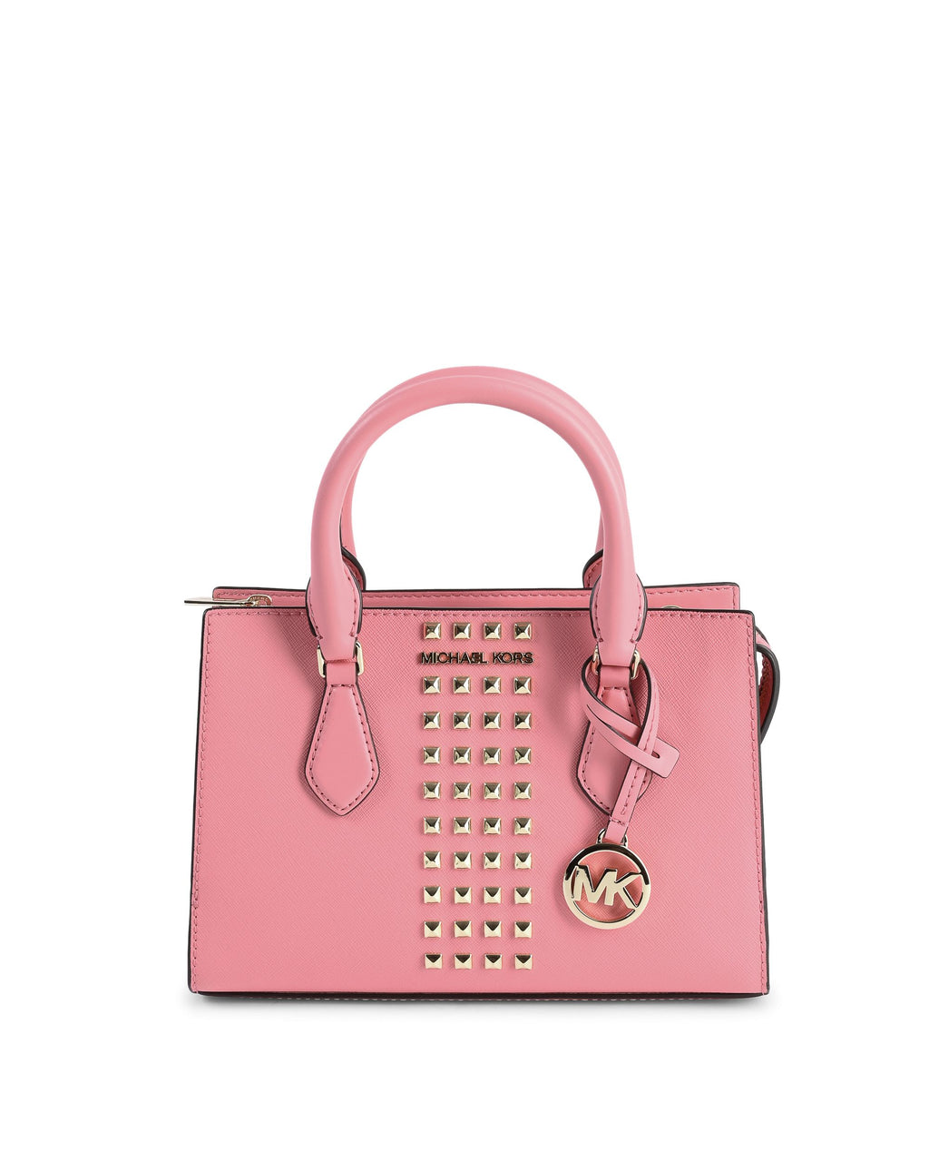 Michael Kors Borsa a tracolla piccola con cerniera centrale 35S3G6HS1L ROSA TÈ