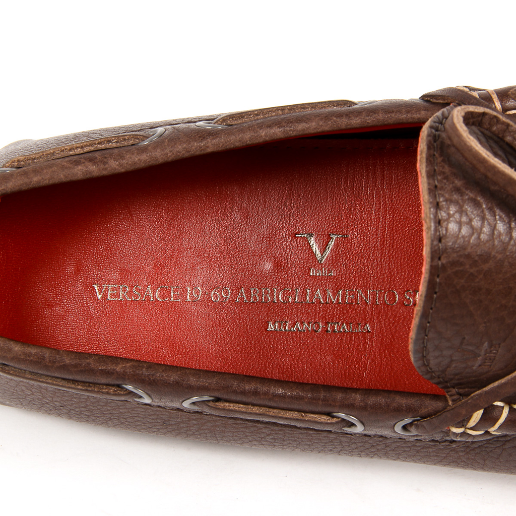 V 1969 Italia Mocassini da uomo marroni ADAM