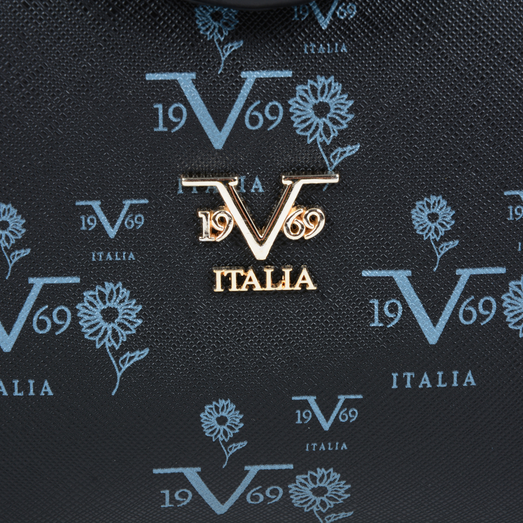 V 1969 Italia Borsa da donna nera TRIPOLI