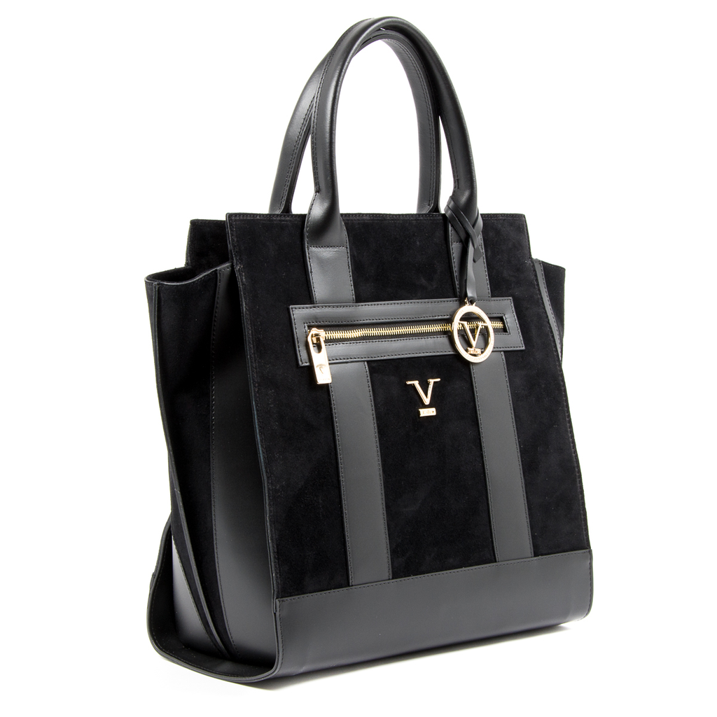 V 1969 Italia Borsa da donna nera in tela