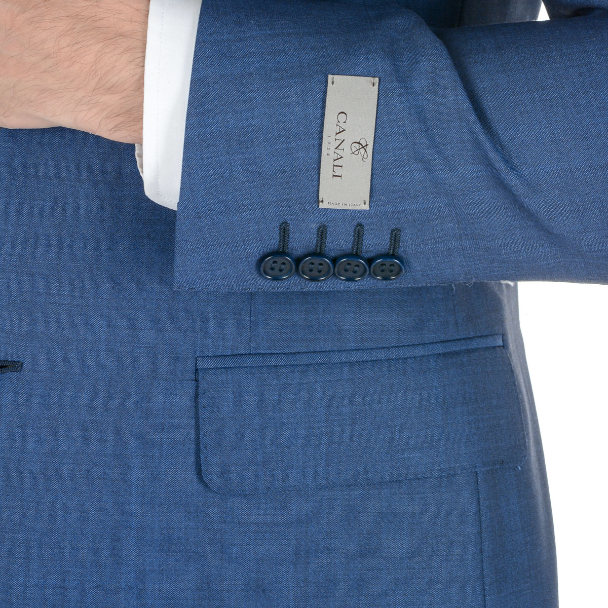 Abito da uomo Canali maniche lunghe blu