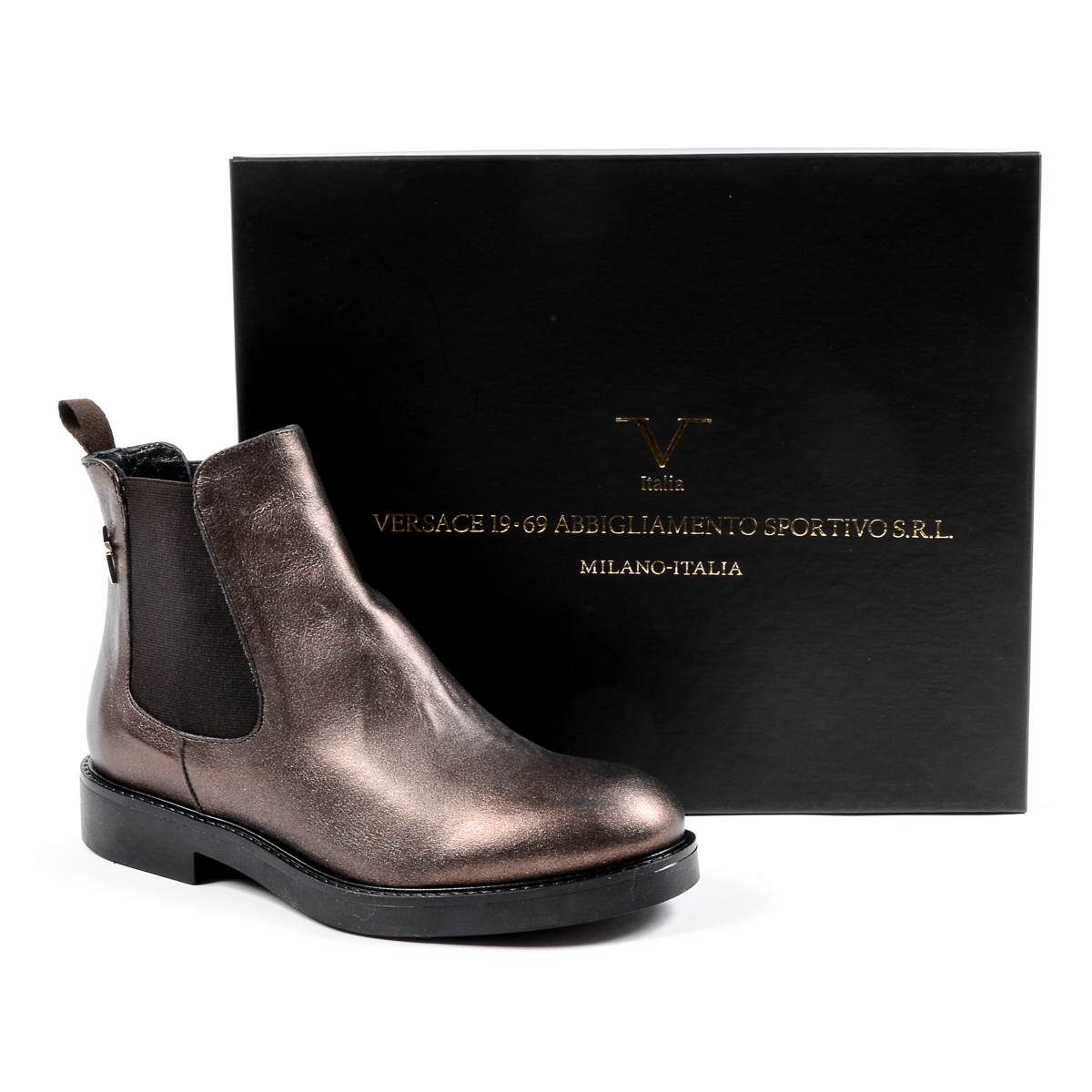 V 1969 Italia Stivaletto da donna Bronzo TELLY