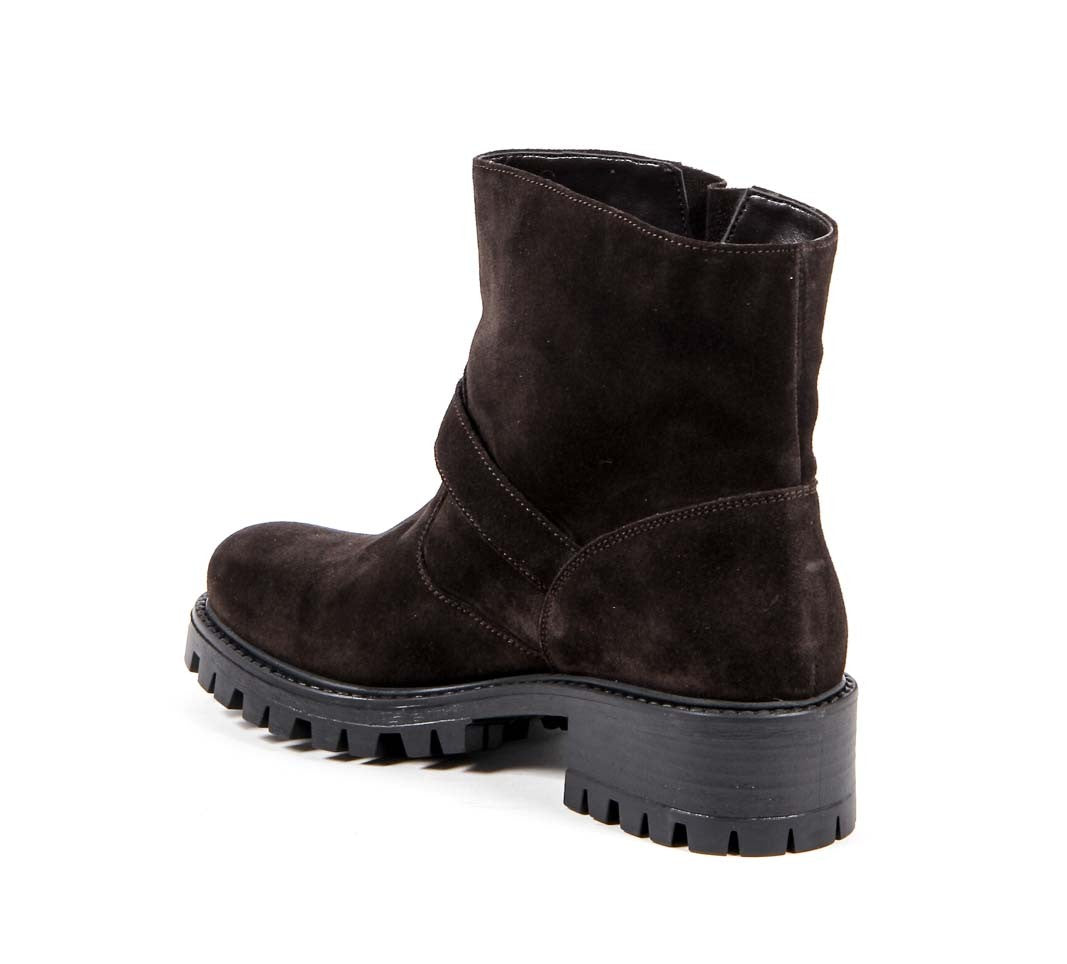V 1969 Italia Womens Short Boot B1441 VELOUR T. MORO