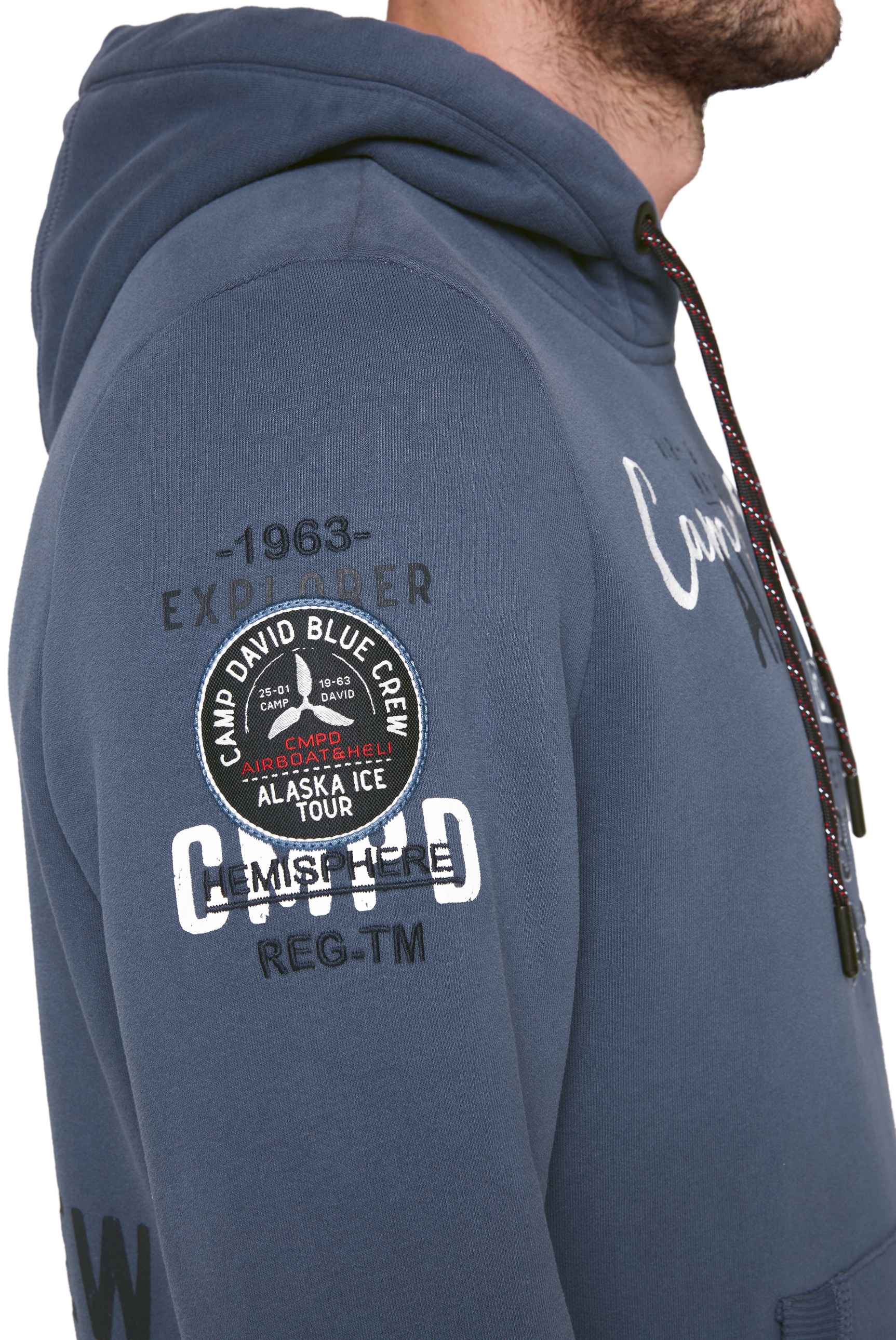 Felpa con cappuccio da uomo Camp David