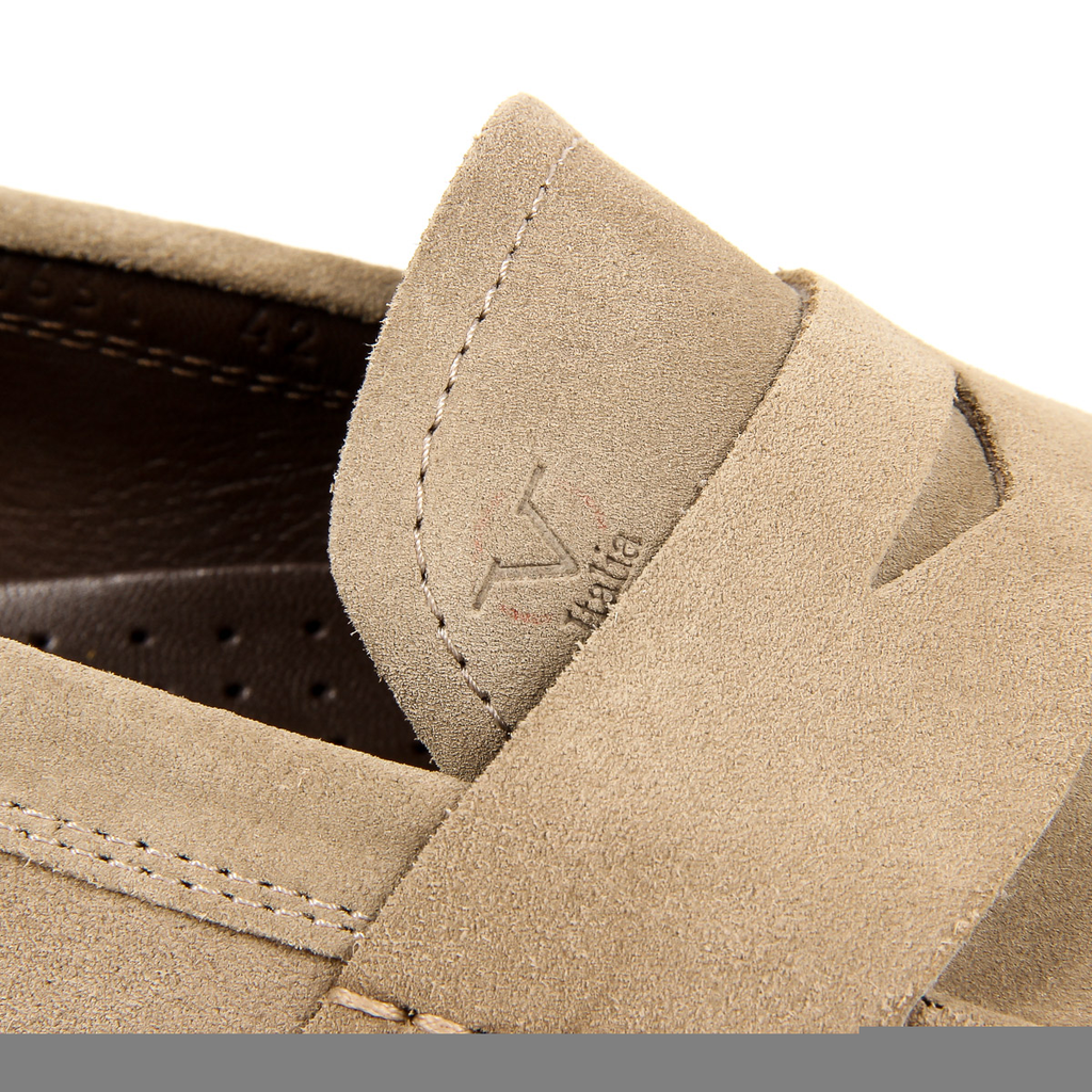 V 1969 Italia Mocassino da uomo Beige LEONARDO