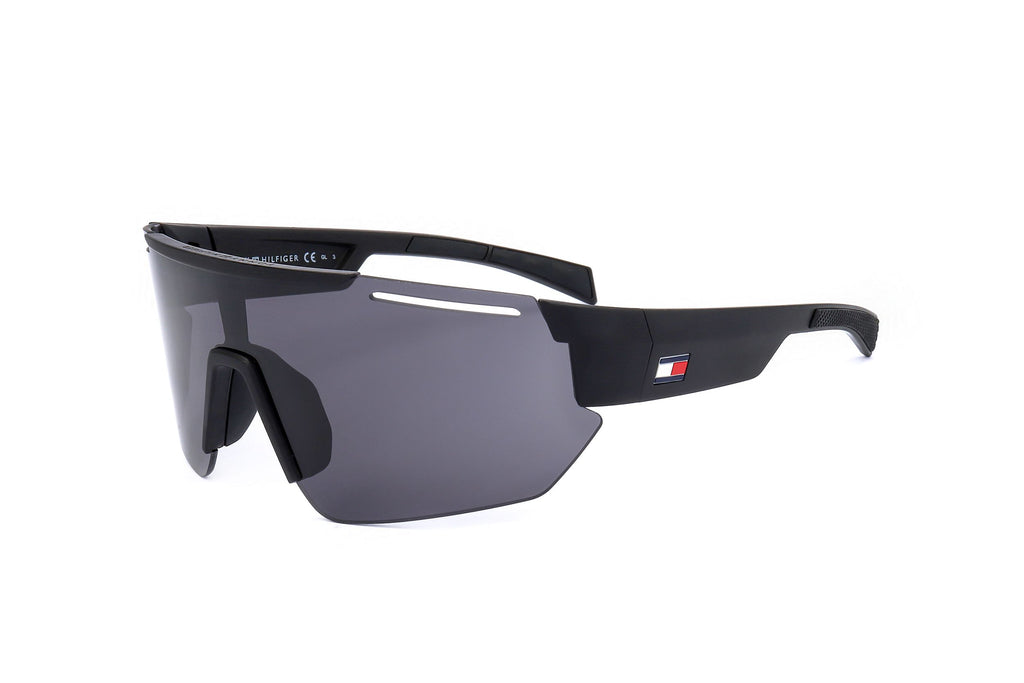 Occhiali da sole da uomo Tommy Hilfiger TH 1721 S O6W 99 01 125 NERO OPACO GRIGIO